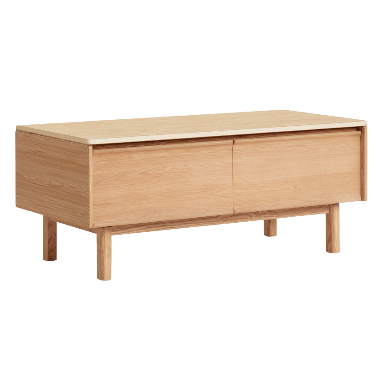 Ash, Oak Solid Wood Solid Wood Coffee Table