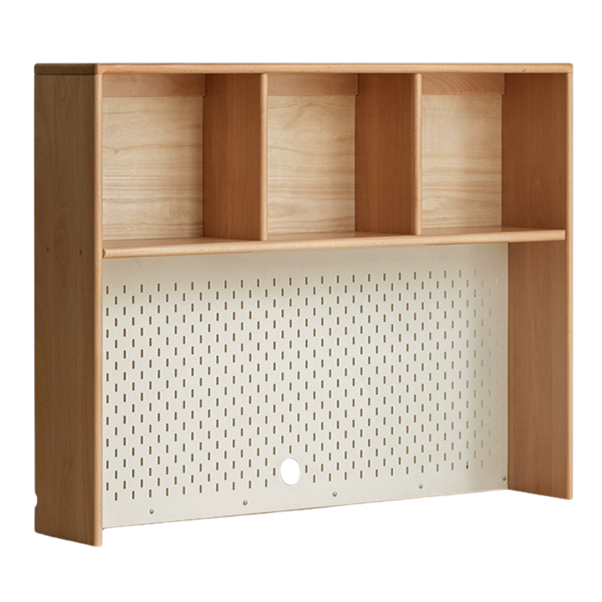Beech, Oak, Poplar Solid Wood Study Desk with Shelf