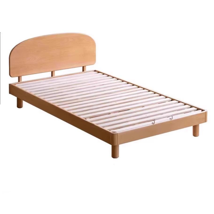 Beech Solid Wood Modern Children's Single Bed