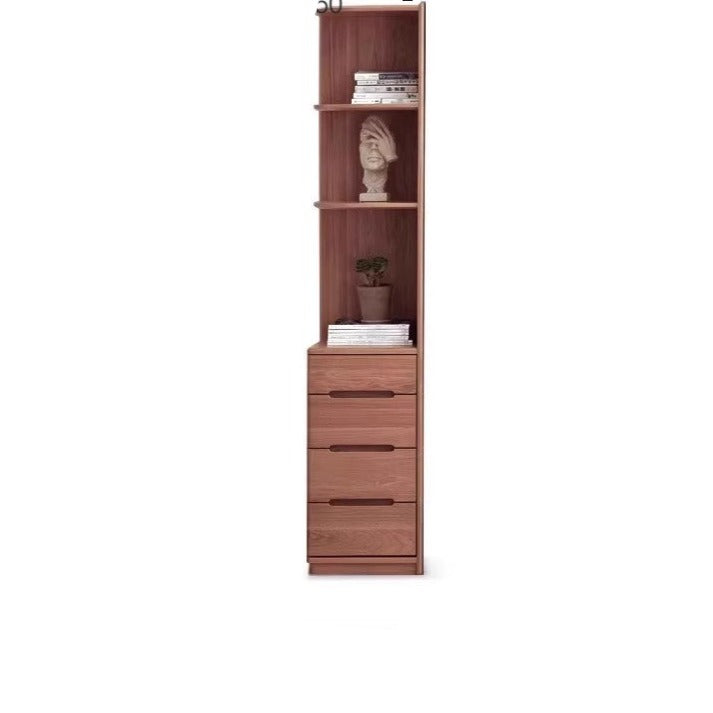 Oak Solid wood corner floor-standing free combination bookshelf<