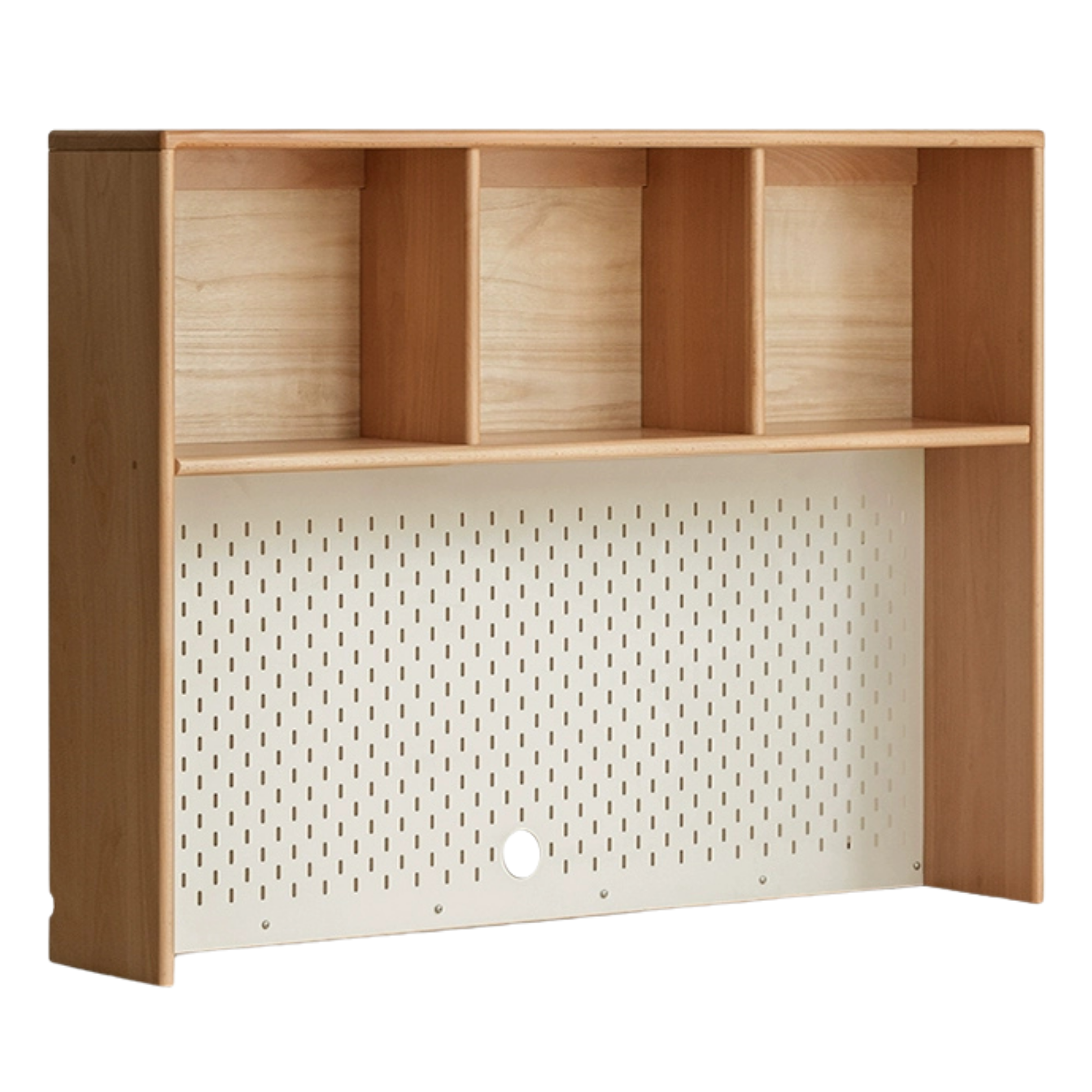 Beech, Oak, Poplar Solid Wood Study Desk with Shelf