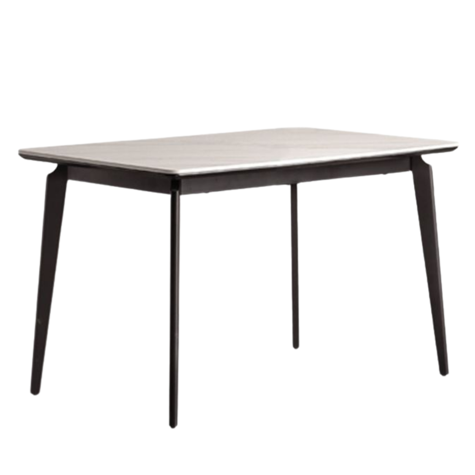 Solid Rubberwood Modern Minimalist Rock Board Dining Table
