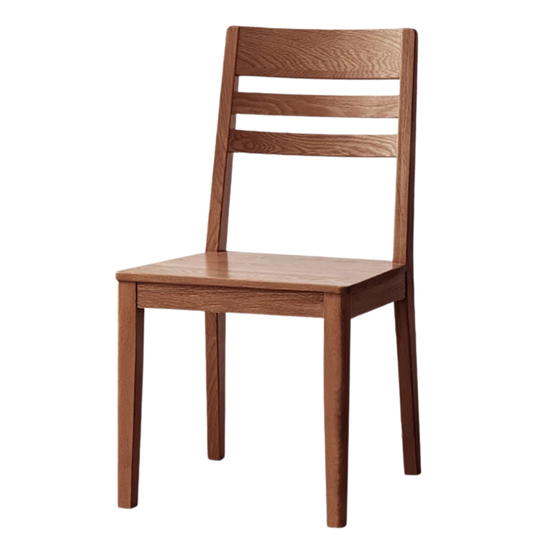 4 pcs set Oak, Ash solid wood - dining chair: