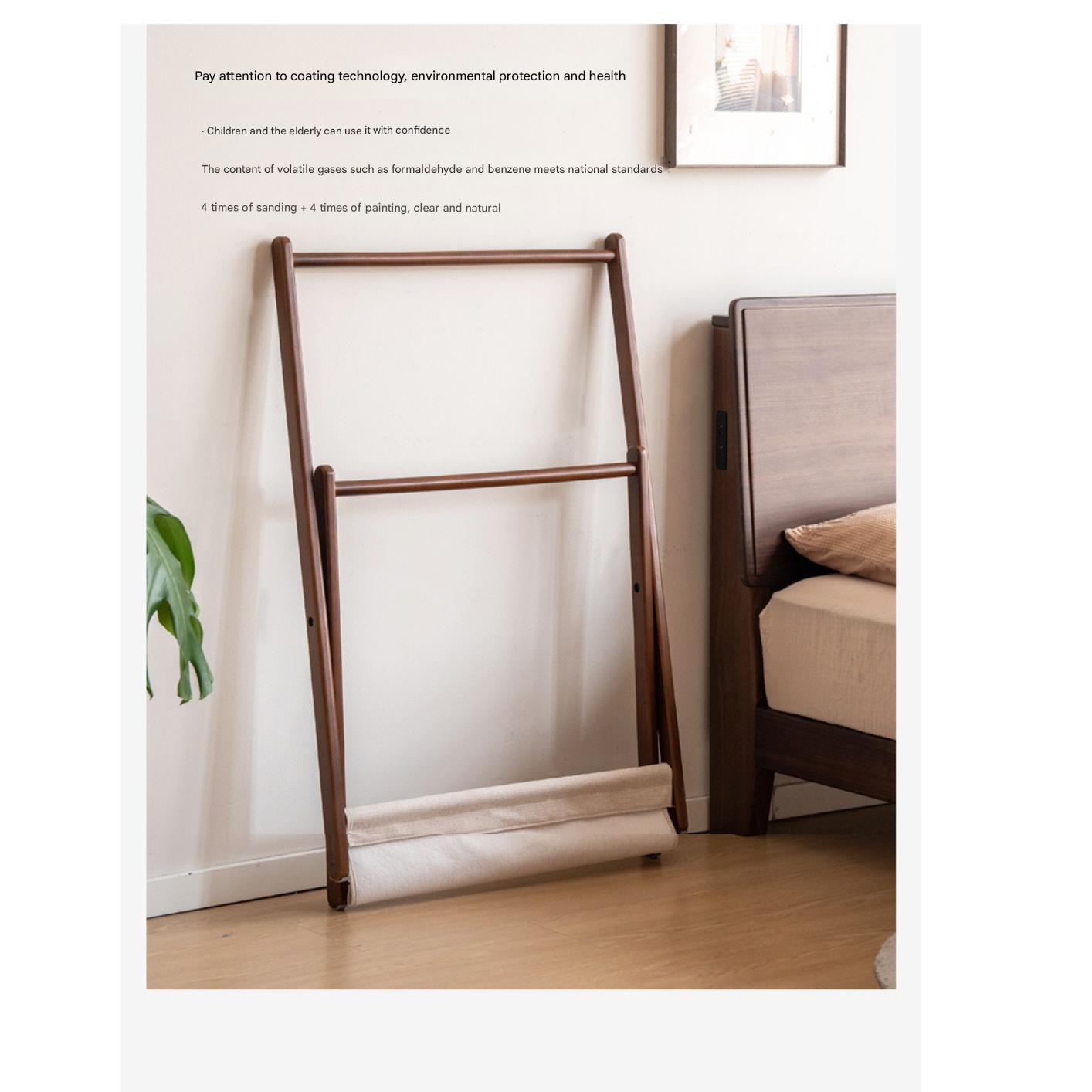 Beech Solid Wood clothes hanger