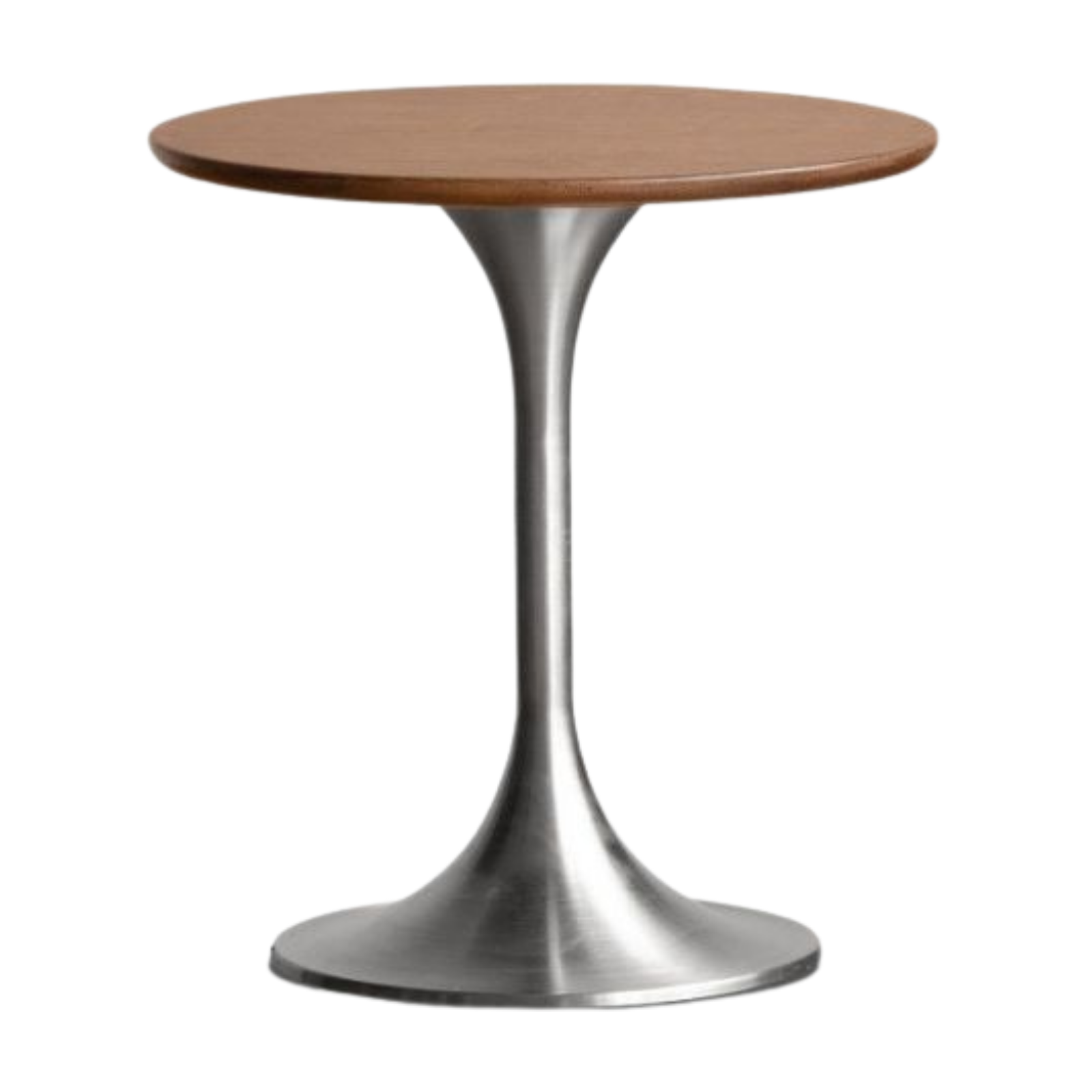 Ash Solid Wood Round Side Table, Bauhaus Style
