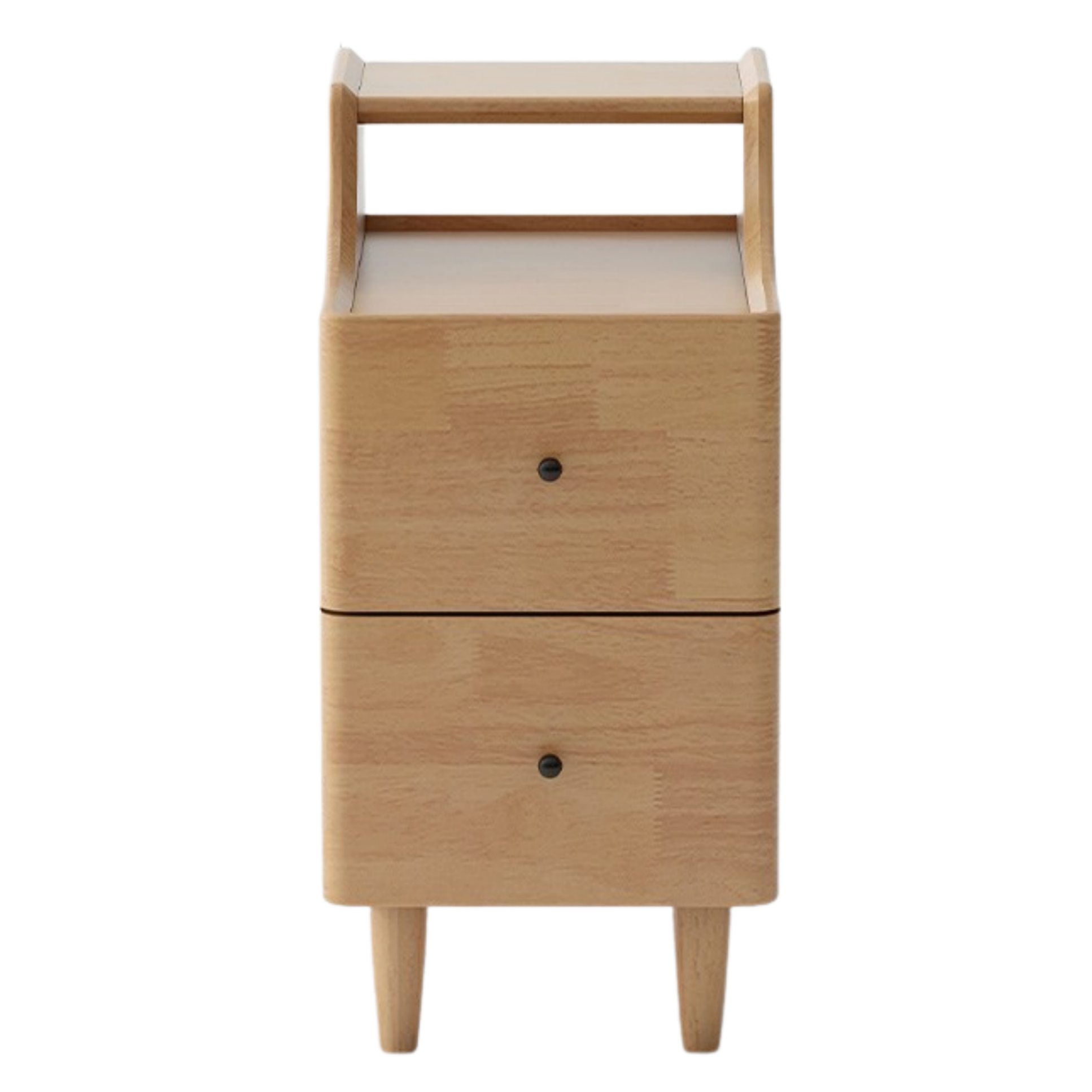 Ash, Oak Solid Wood, Solid RubberWood Modern Nightstand.