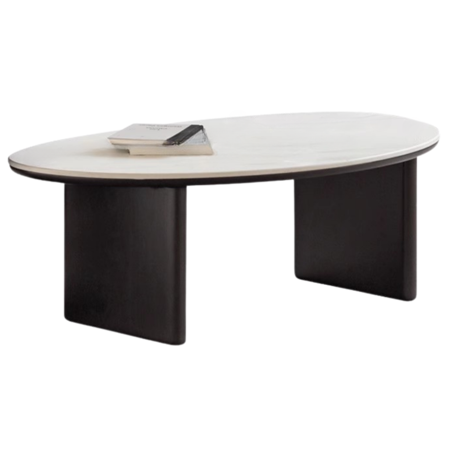 Oak, Ash Solid Wood Rock Slab Coffee Table Combination