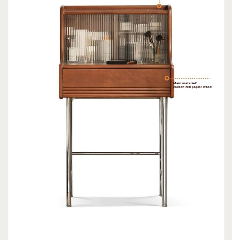 Poplar Solid Wood Bedroom Vintage Style Combination Set