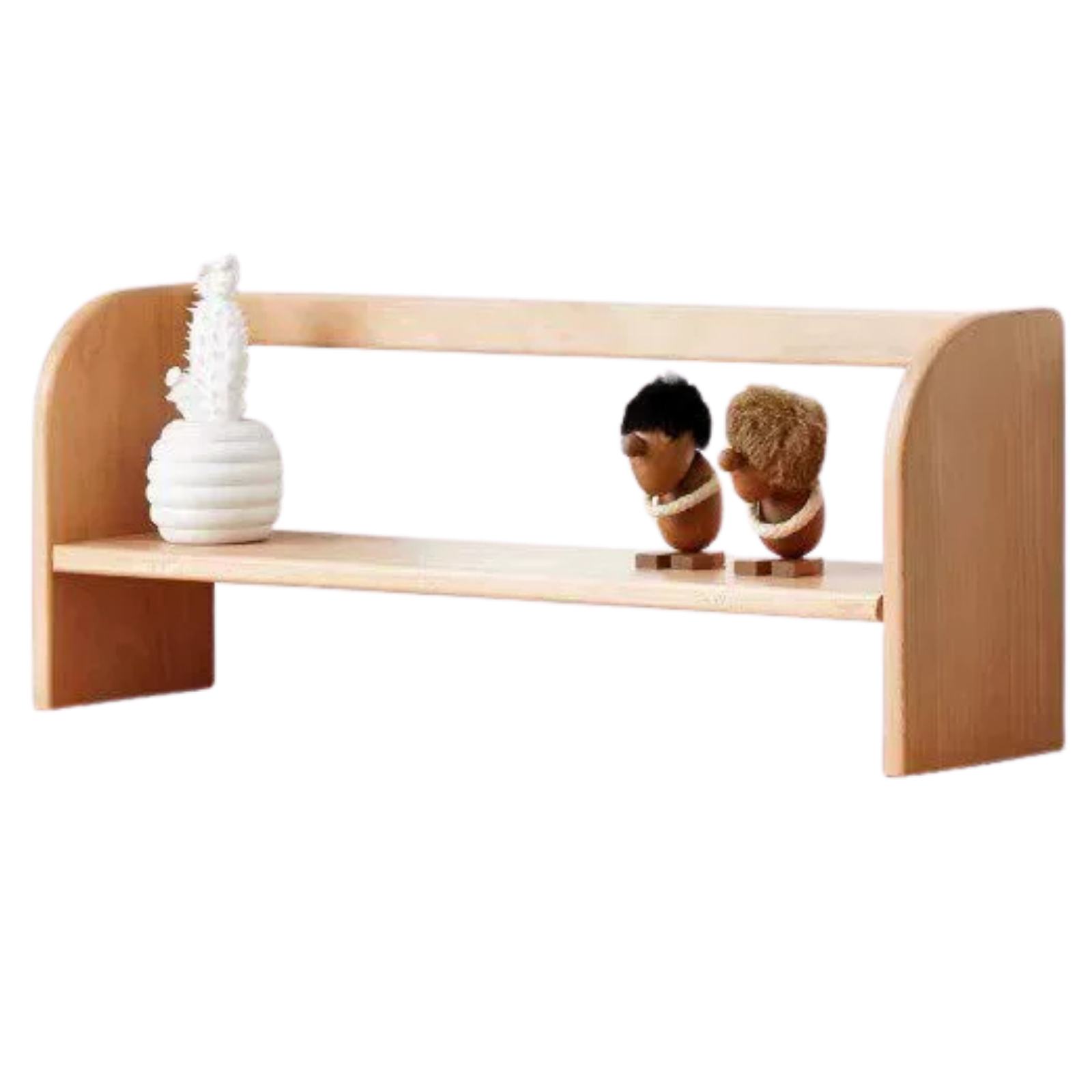 Beech, Oak, Poplar Solid Wood Nordic Study Bookshelf