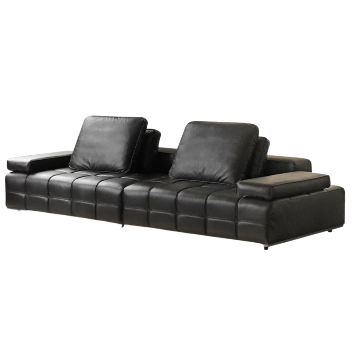 Genuine Leather Lawrence Italian Modern Sofa