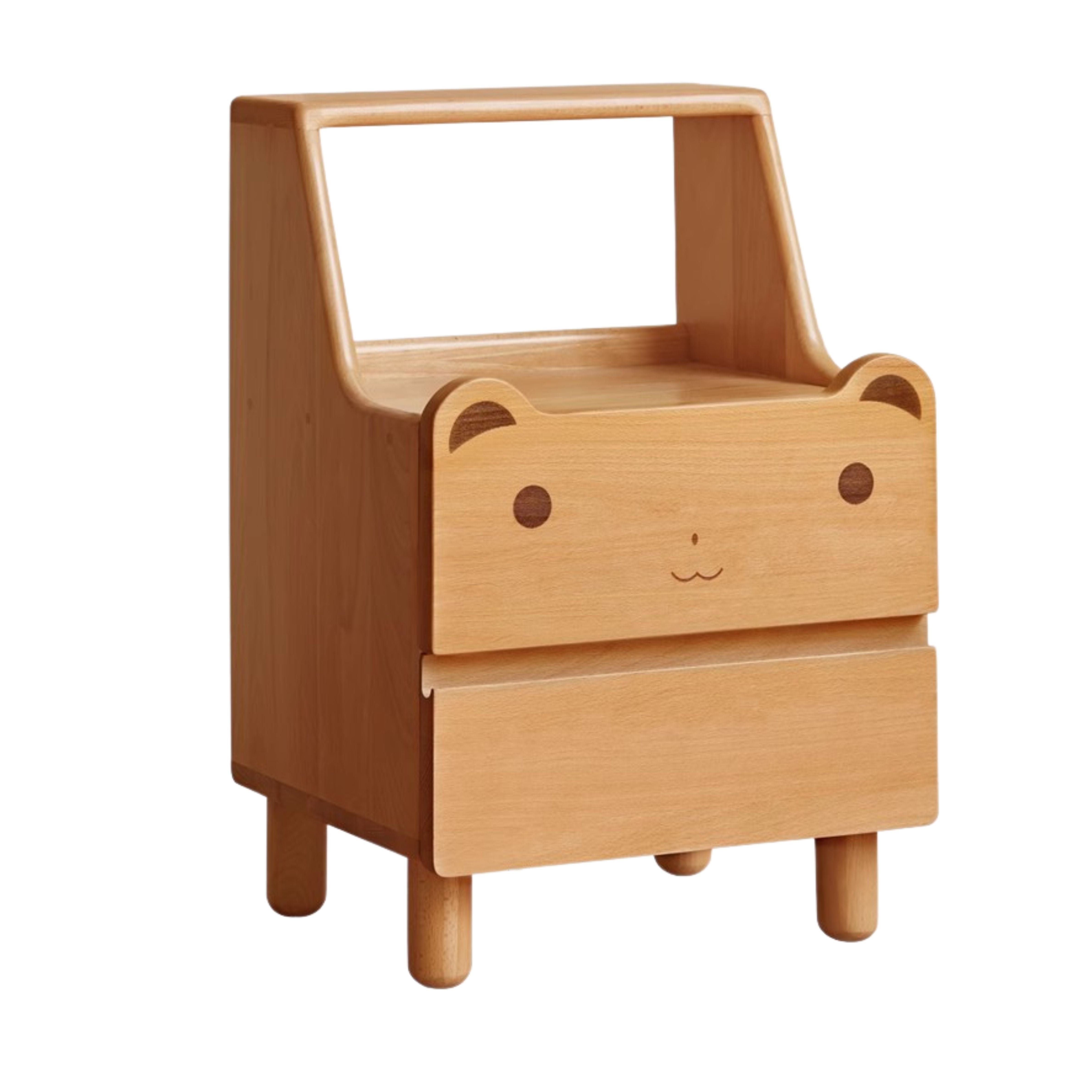 Beech Solid Wood Children's Nightstand