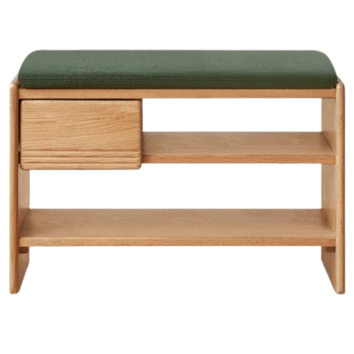 Oak Solid Wood Shoe Changing Stool