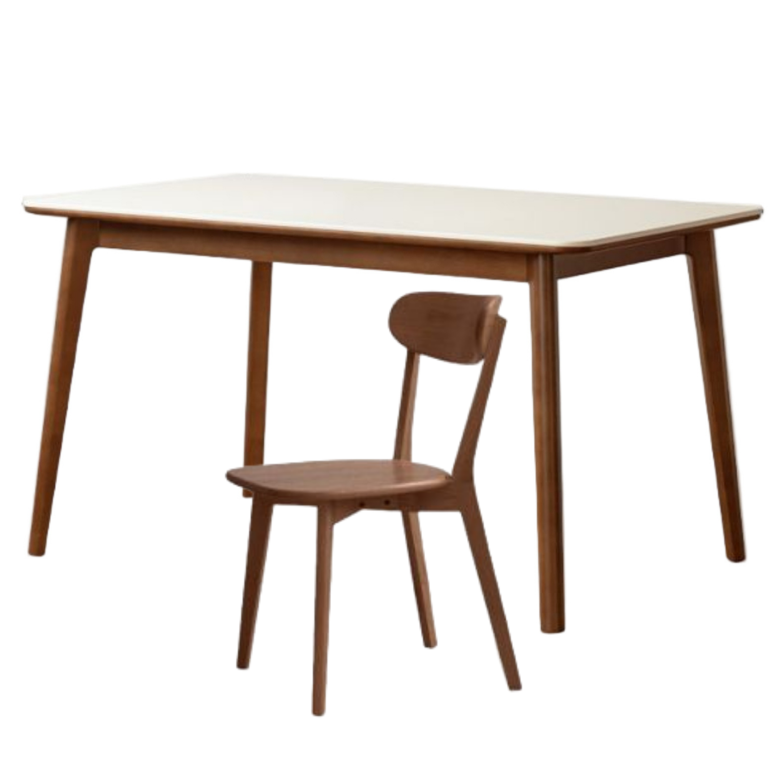Beech Solid Wood Rock Board Dining Table