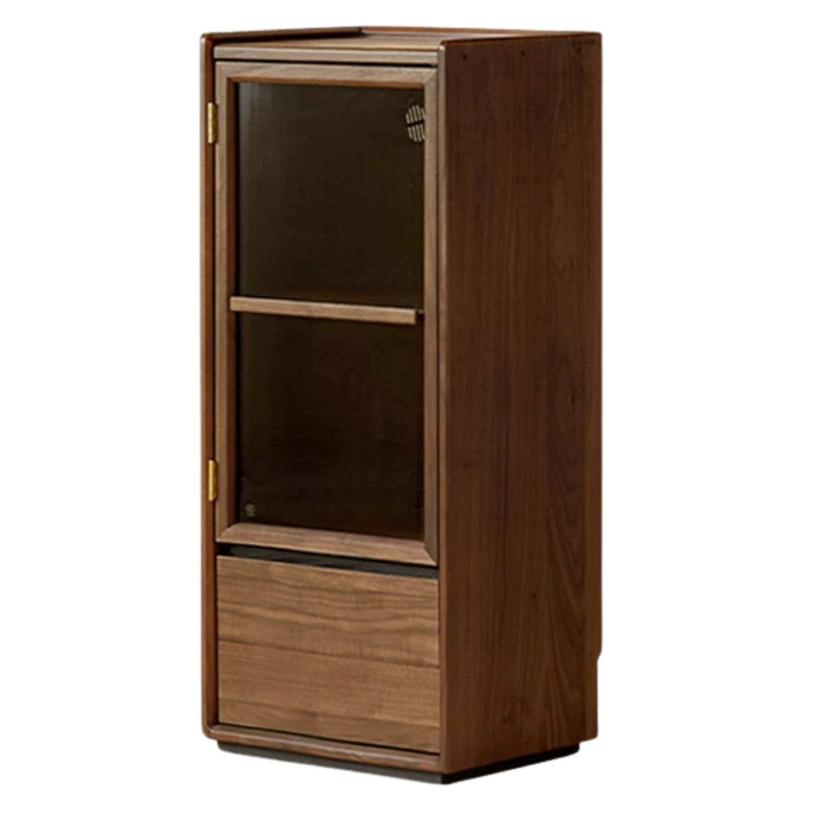 Sandalwood, Black Walnut, Oak Solid Wood Floor Storage Cabinet