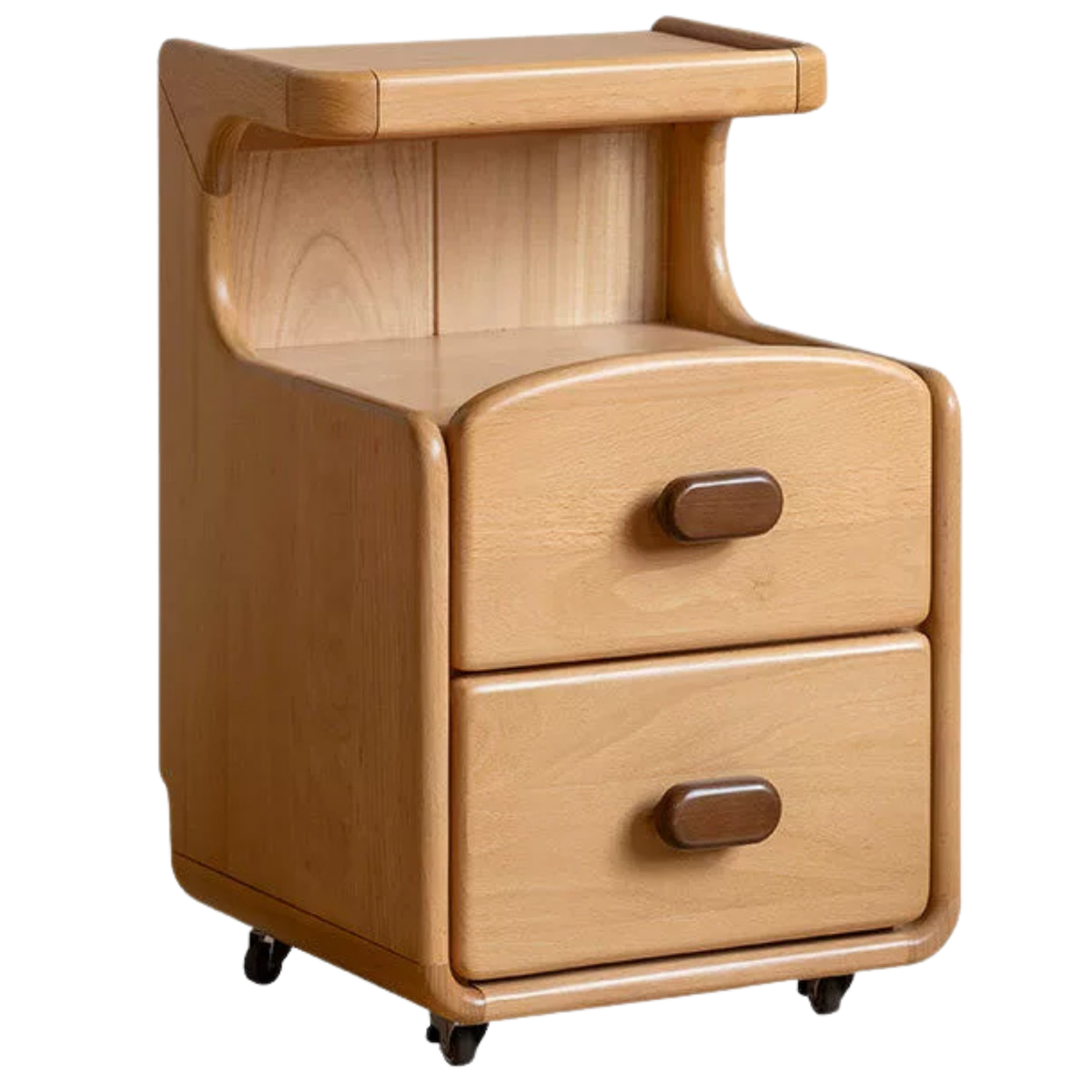 Beech Solid Wood Children's Nightstand Modern Minimalist