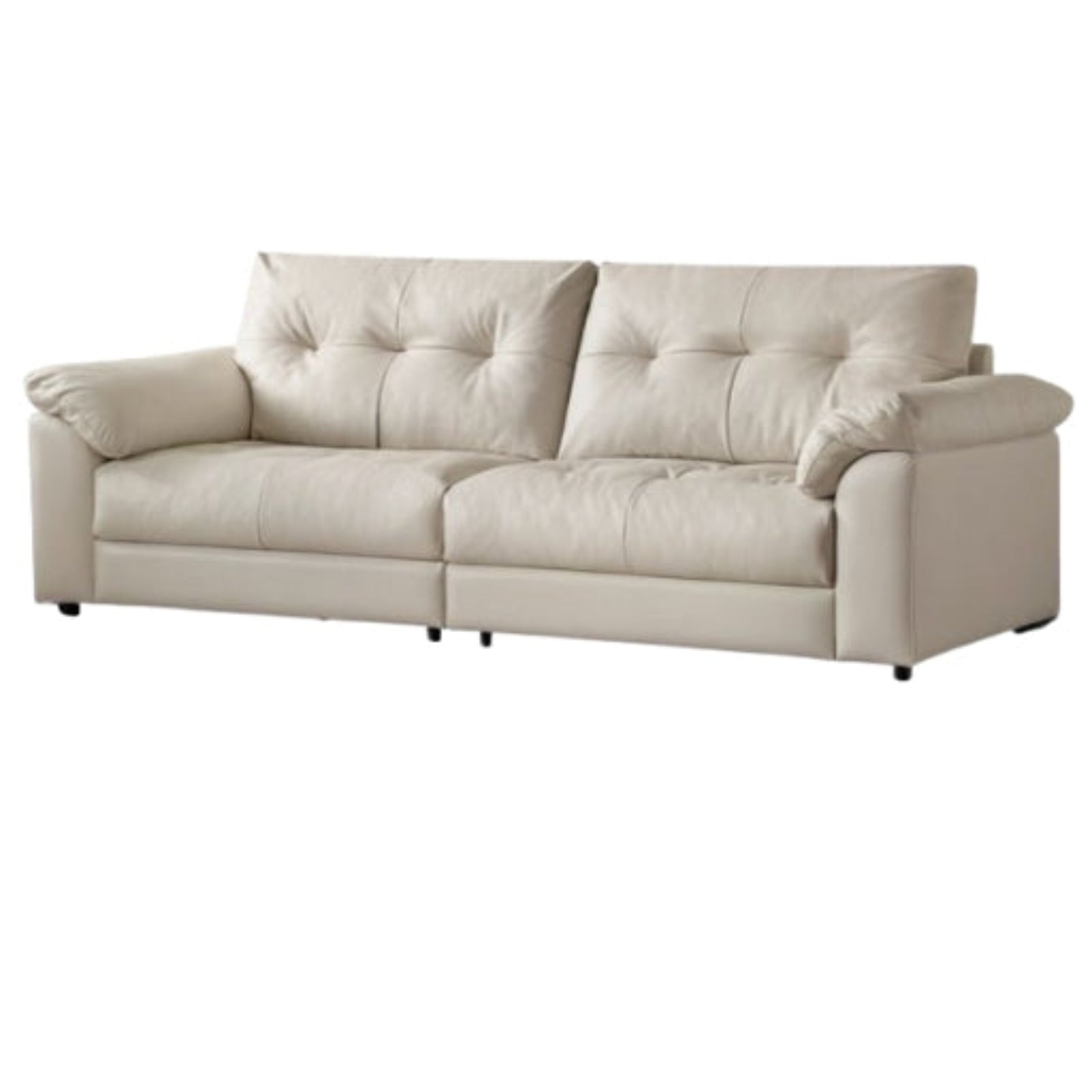 Genuine Top Grain Leather Sofa French Style “Cloud” Sofa