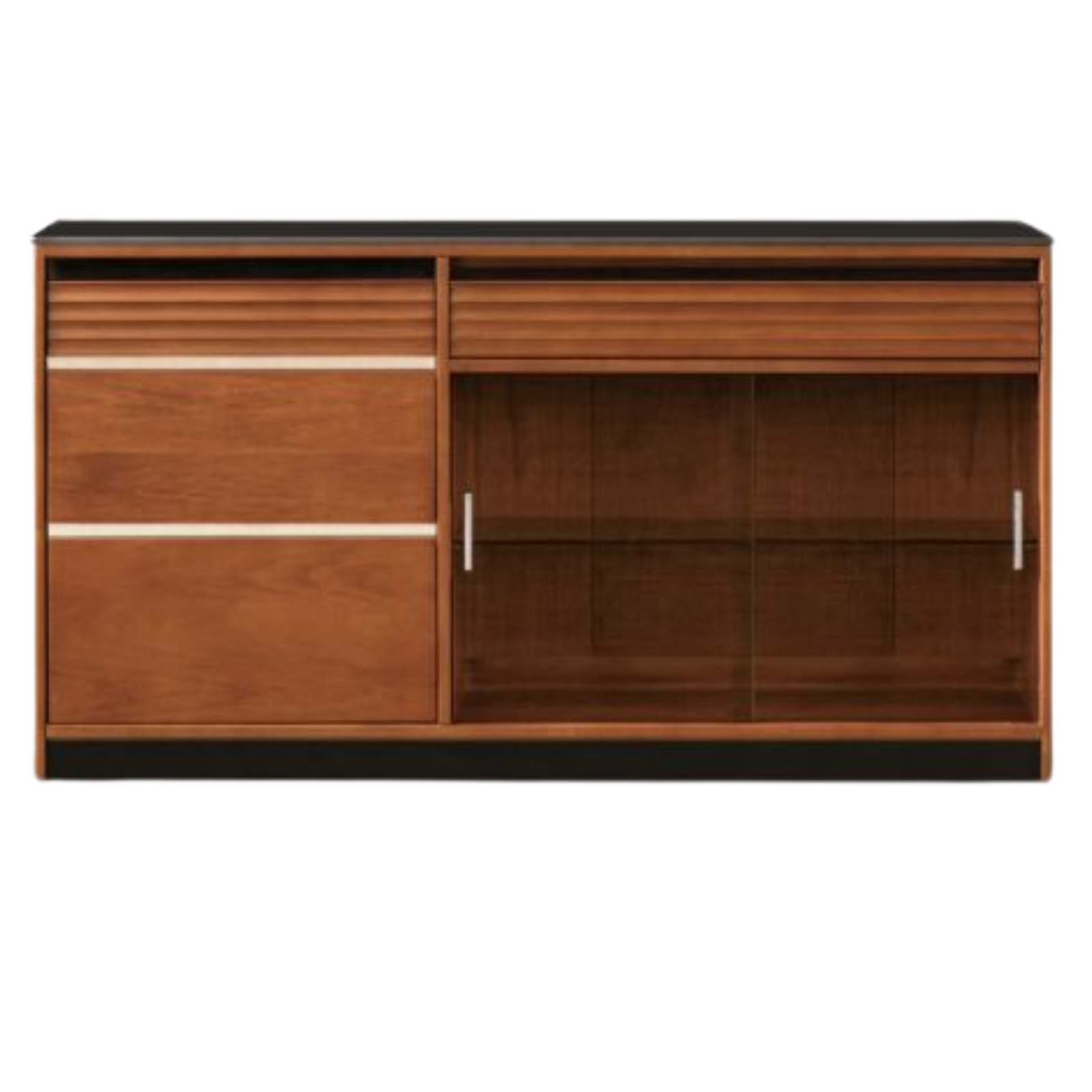 Tulipwood Solid Wood Bauhaus Rock Plate Sideboard