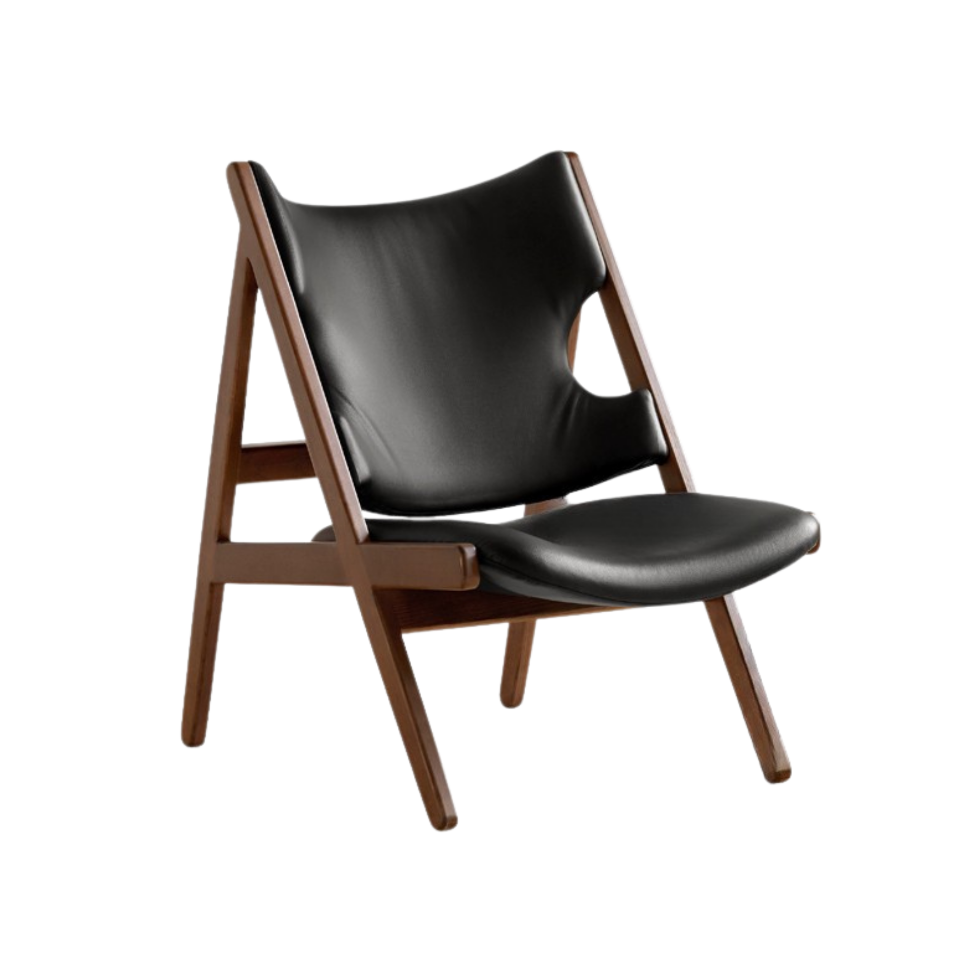 Ash Solid Wood Sofa Chair Fabric Back
