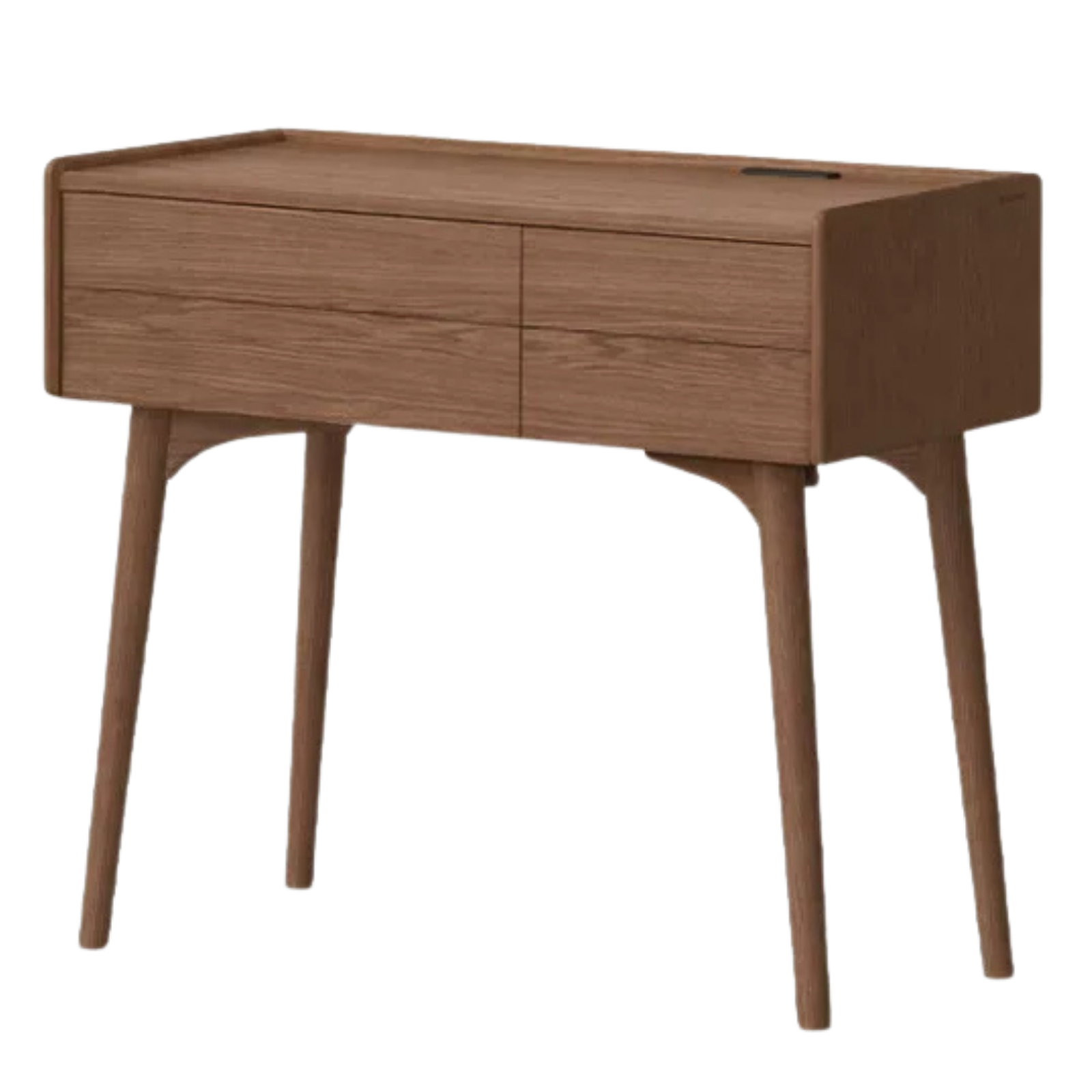 Oak Solid Wood Modern Minimalist Multifunctional Vanity Table