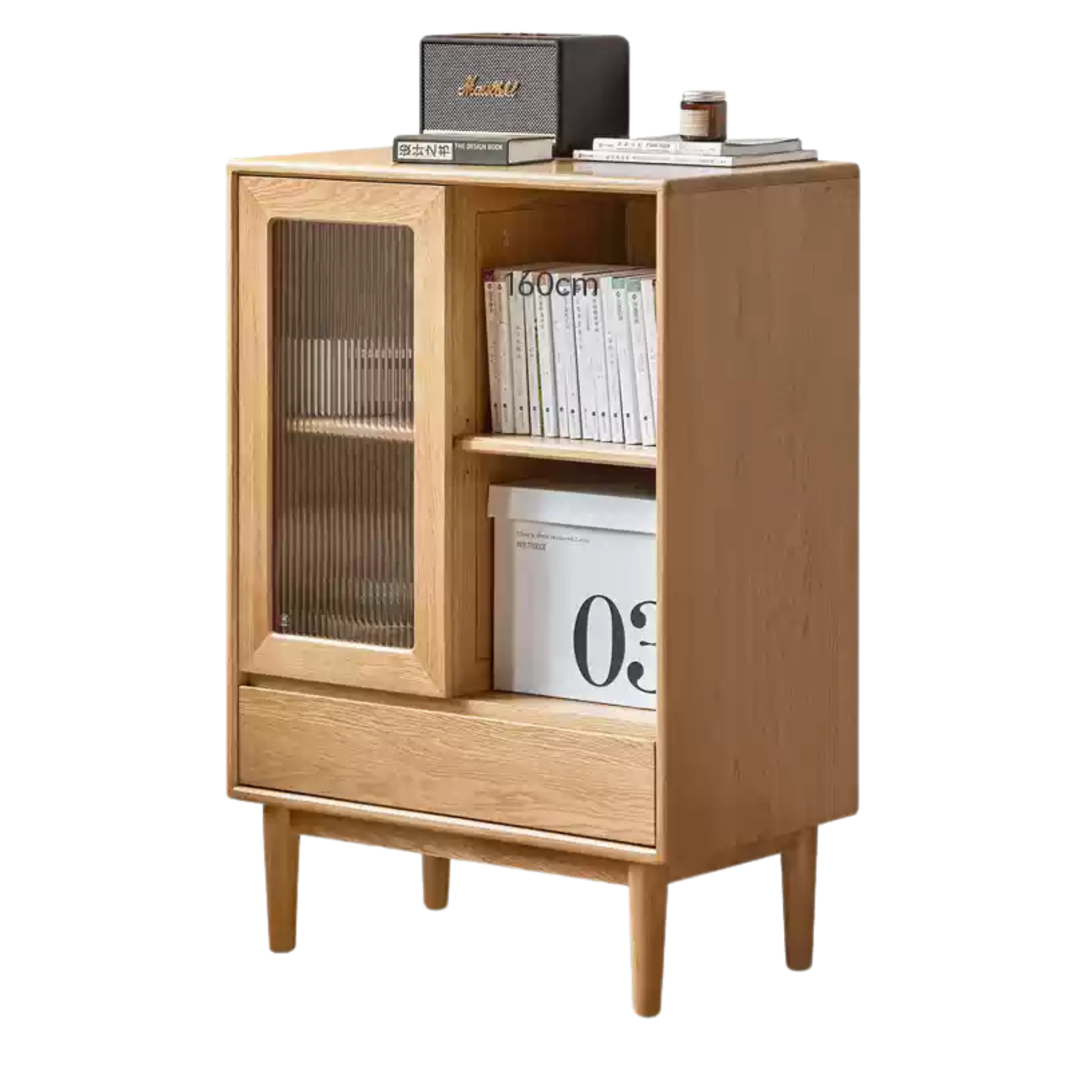 Oak Solid Wood Side Cabinet