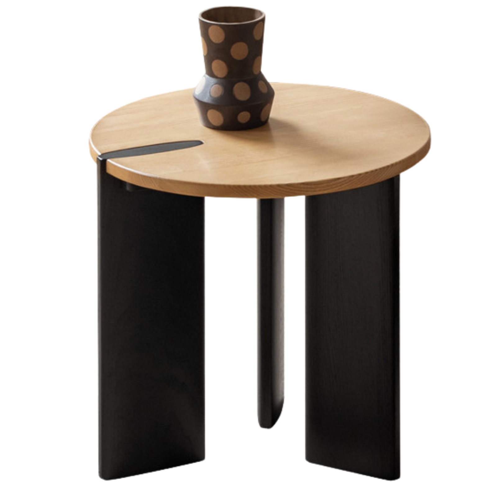 Ash Solid Wood Wabi Sabi Style Creative Coffee Table