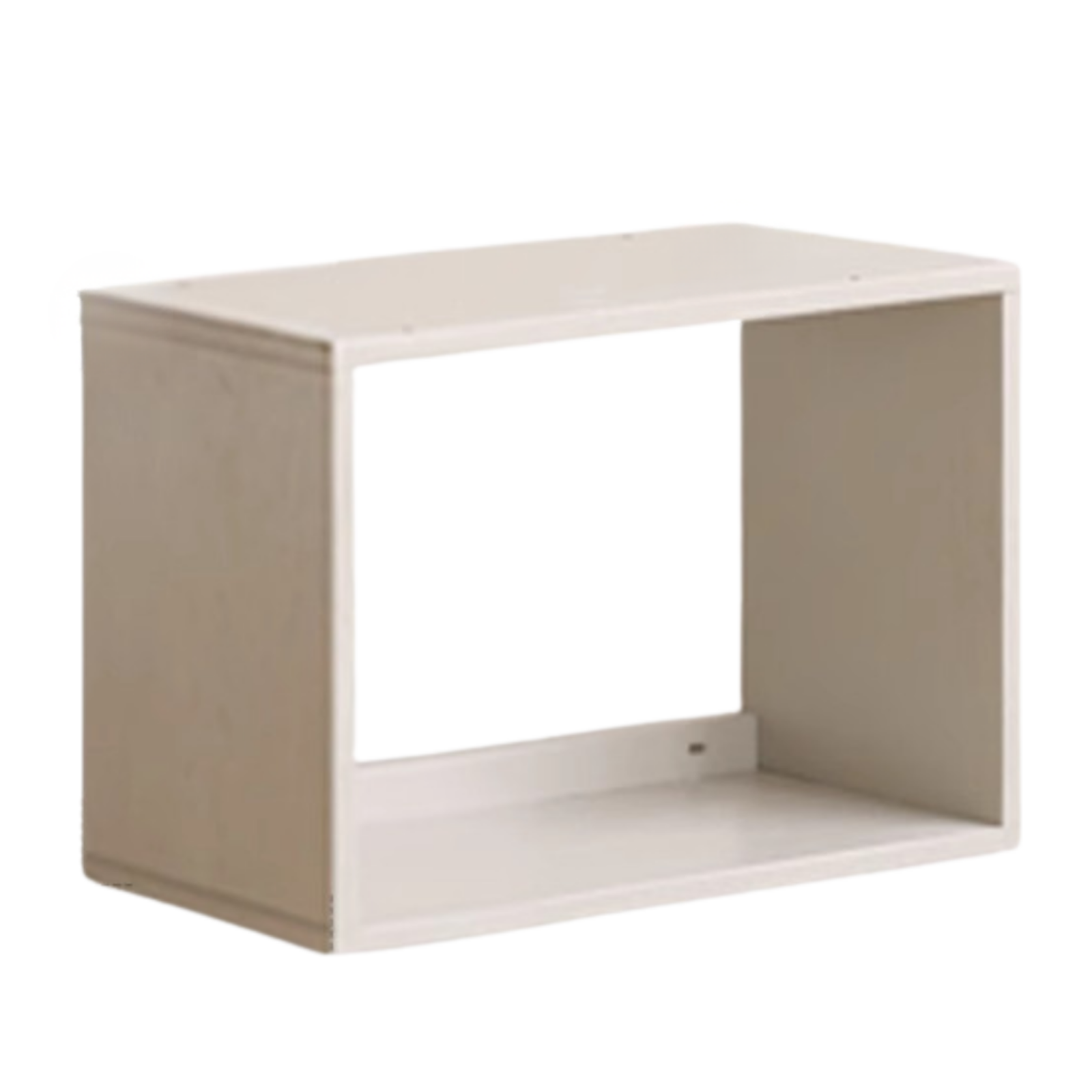 Oak Solid Wood Bookshelf Storage Rack Cream Style Full Wall Cabinet