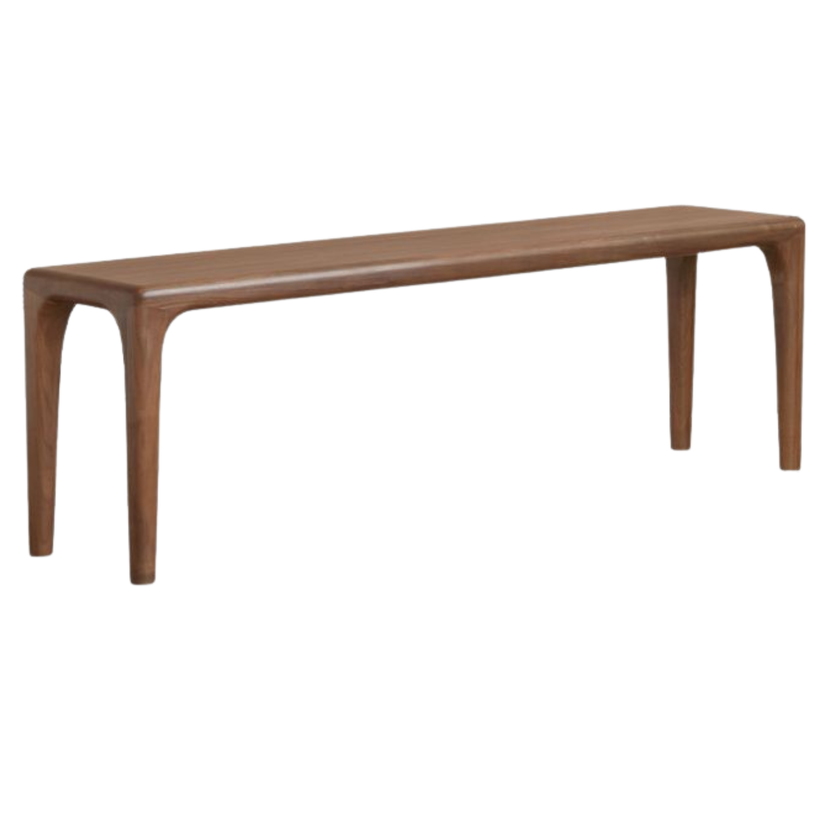 Black Walnut Solid Wood Light Luxury Style Bench
