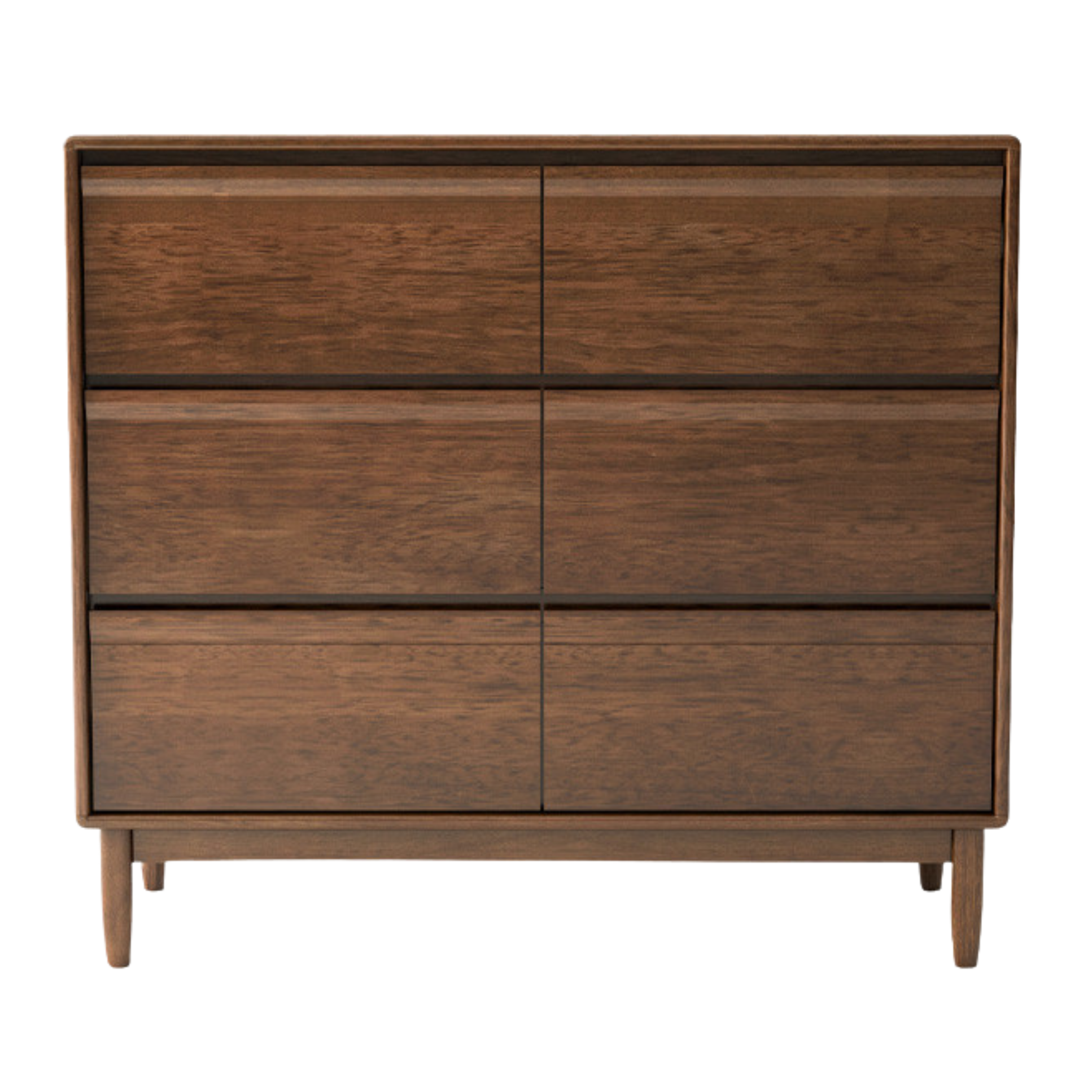 Black Walnut, Sandalwood Solid Wood Dresser