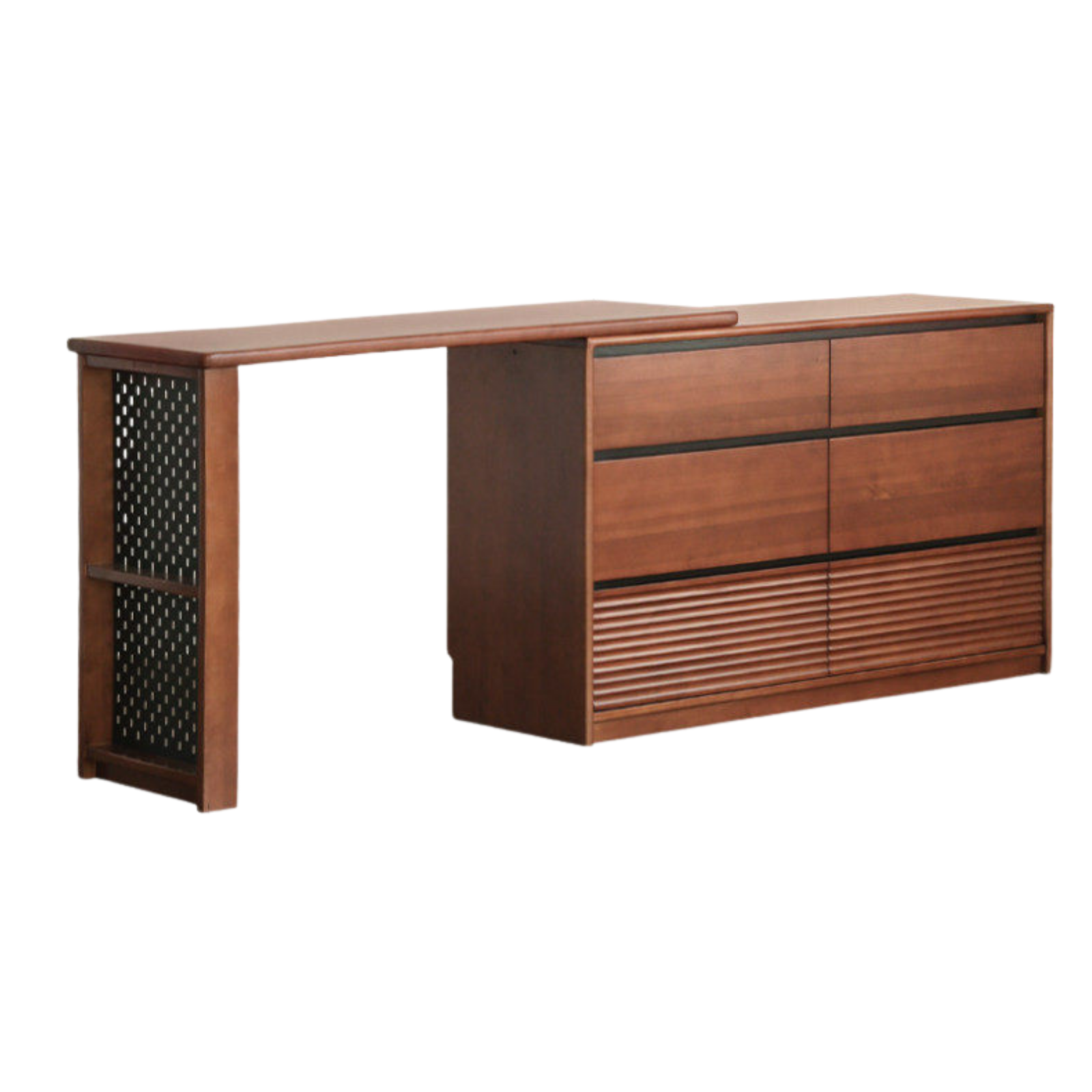 Tulipwood Solid Wood Vanity Table Cabinet Perforated Board.