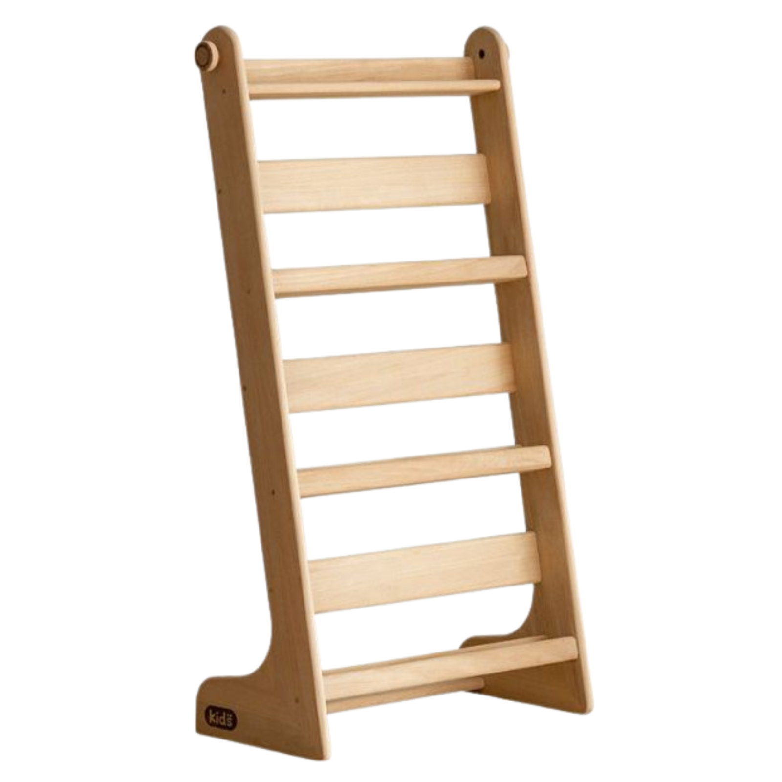 Poplar Solid Wood Children’s Bookcase with Drawing Board and Storage Shelf