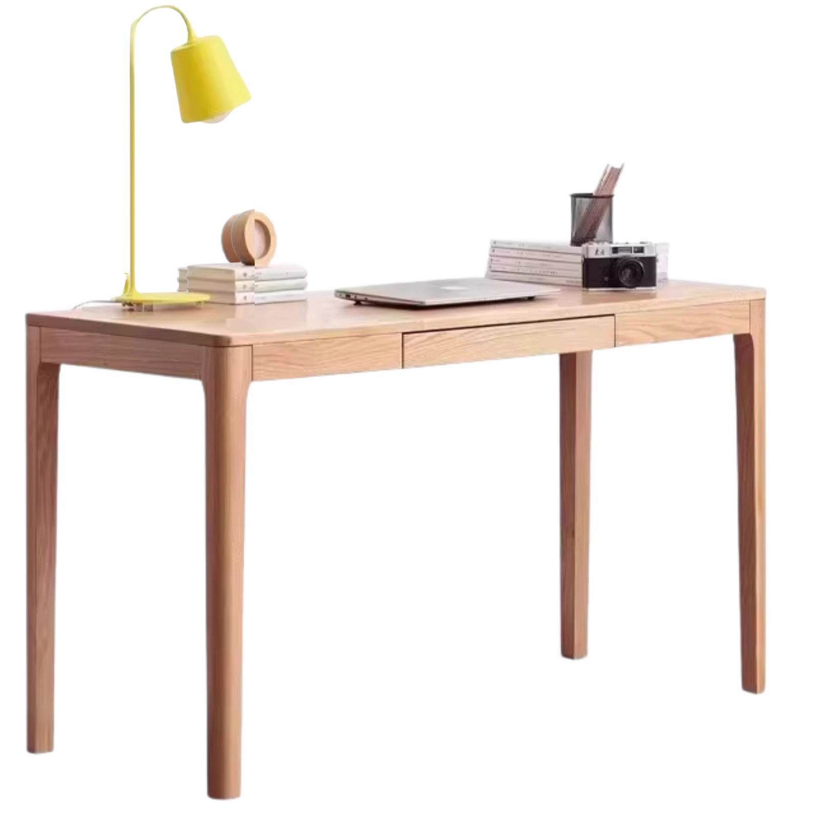 Oak Solid Wood Office Nordic Desk