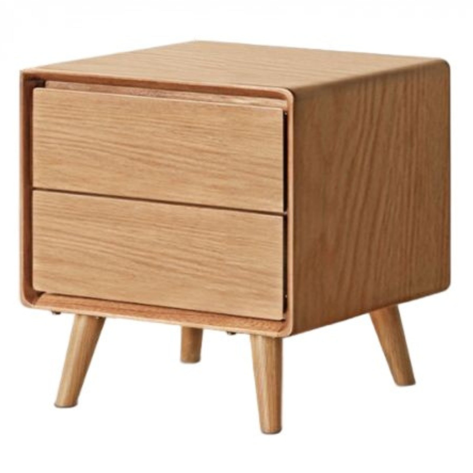 Ash, Oak Solid Wood Modern Nightshand