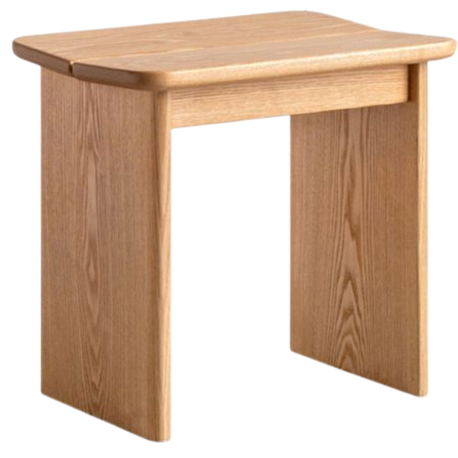 Ash Solid Wood Casual Square Stool