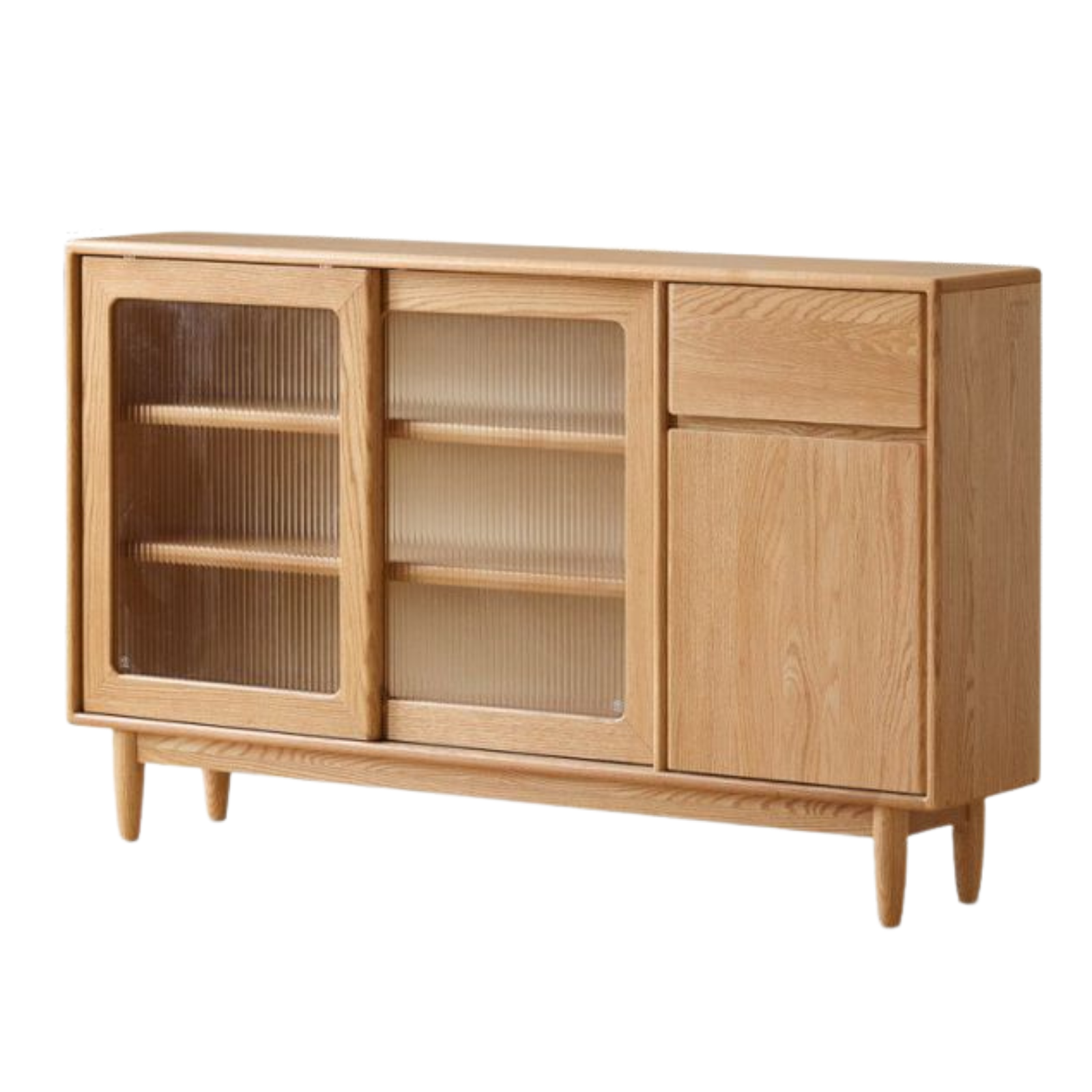 Oak Solid Wood Ultra-Thin Sideboard