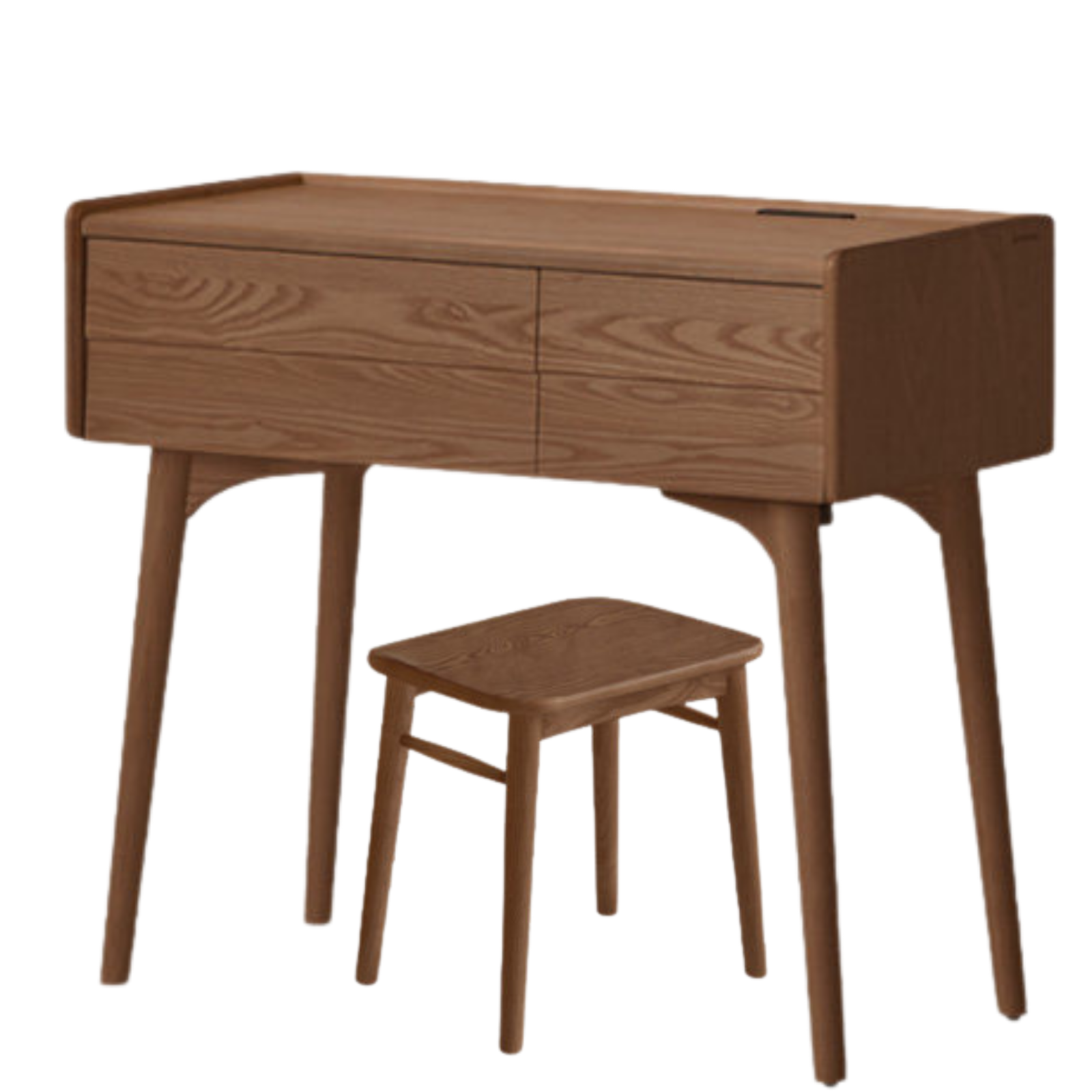 Ash Solid Wood Modern Vanity Table.