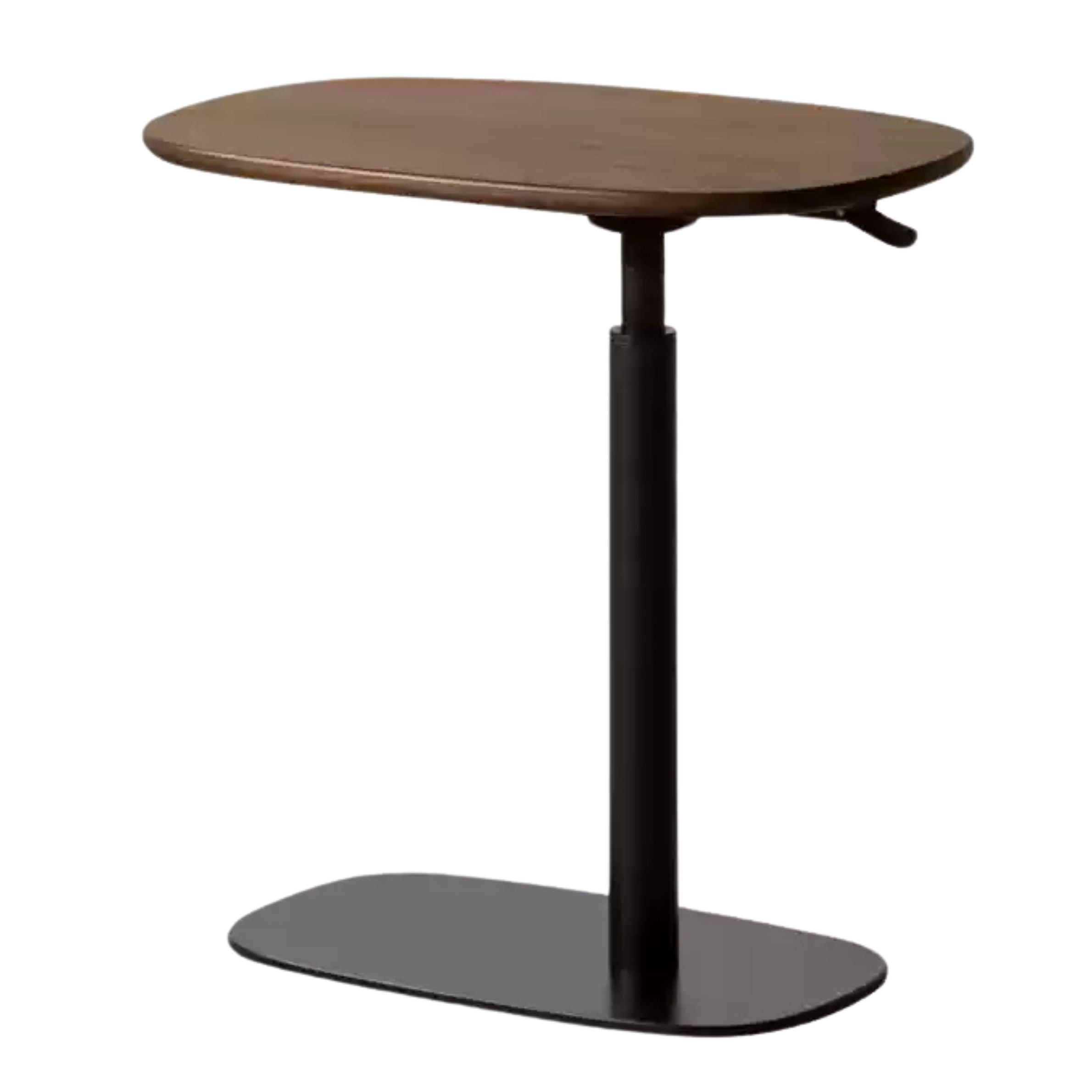 Black Walnut, Oak Solid Wood Lifting Italian Light Luxury Side Table