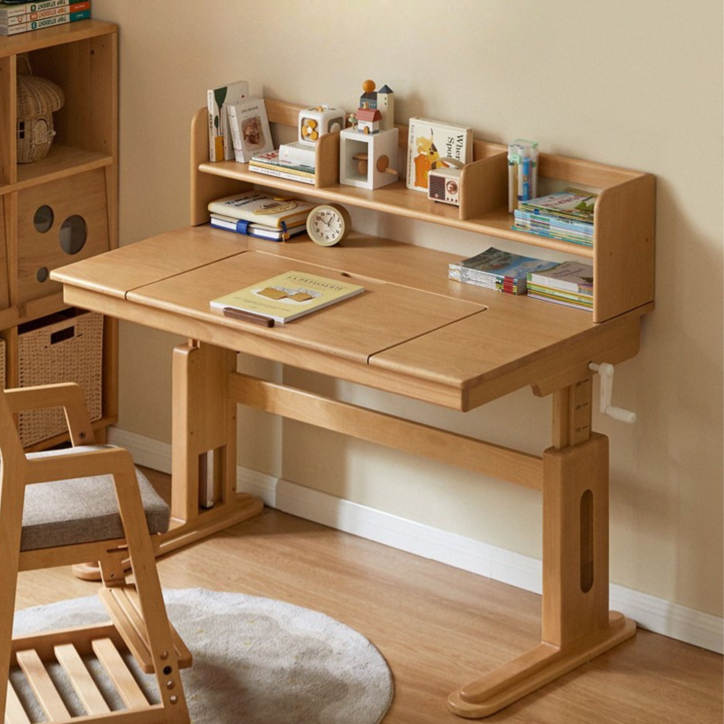 Beech Solid Wood Children's Study Table