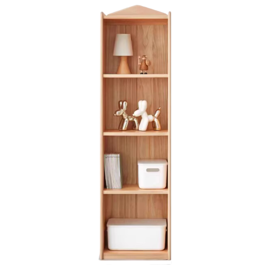 Beech solid wood combination Bookshelf, Cabinet