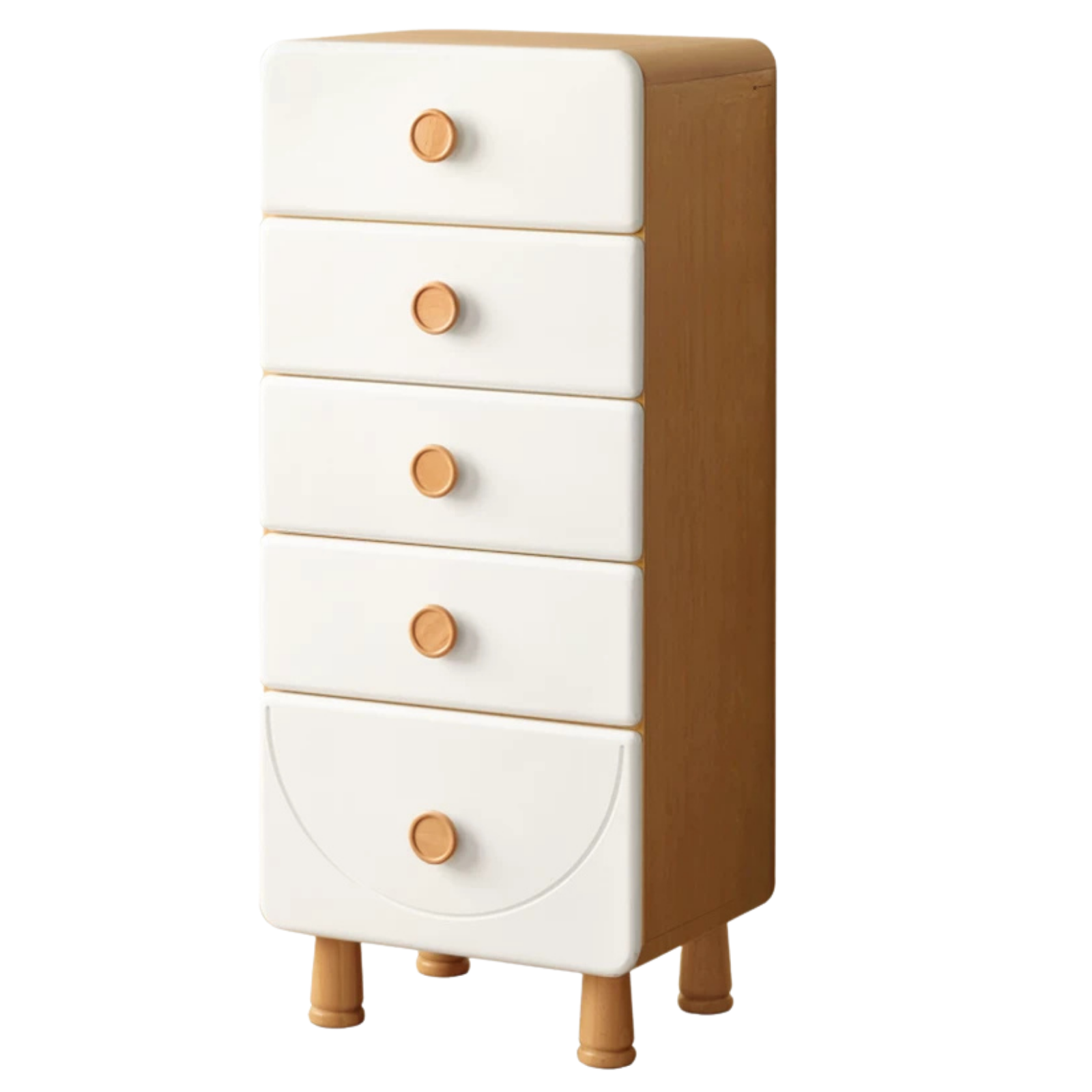 Beech Solid Wood, Solid RubberWood Kids Dresser