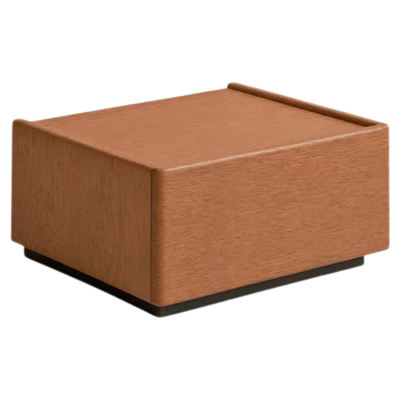 Oak, Ash Solid Wood, Solid RubberWood Color Block Nightstand Chest