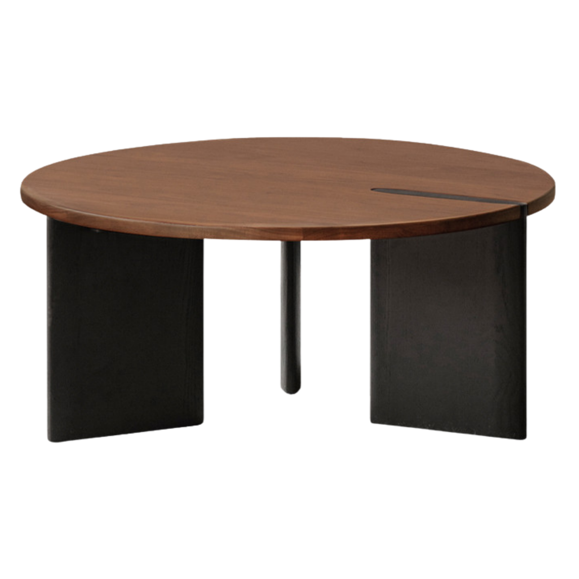 Black Walnut Solid Wood Italian Light Luxury Coffee Table