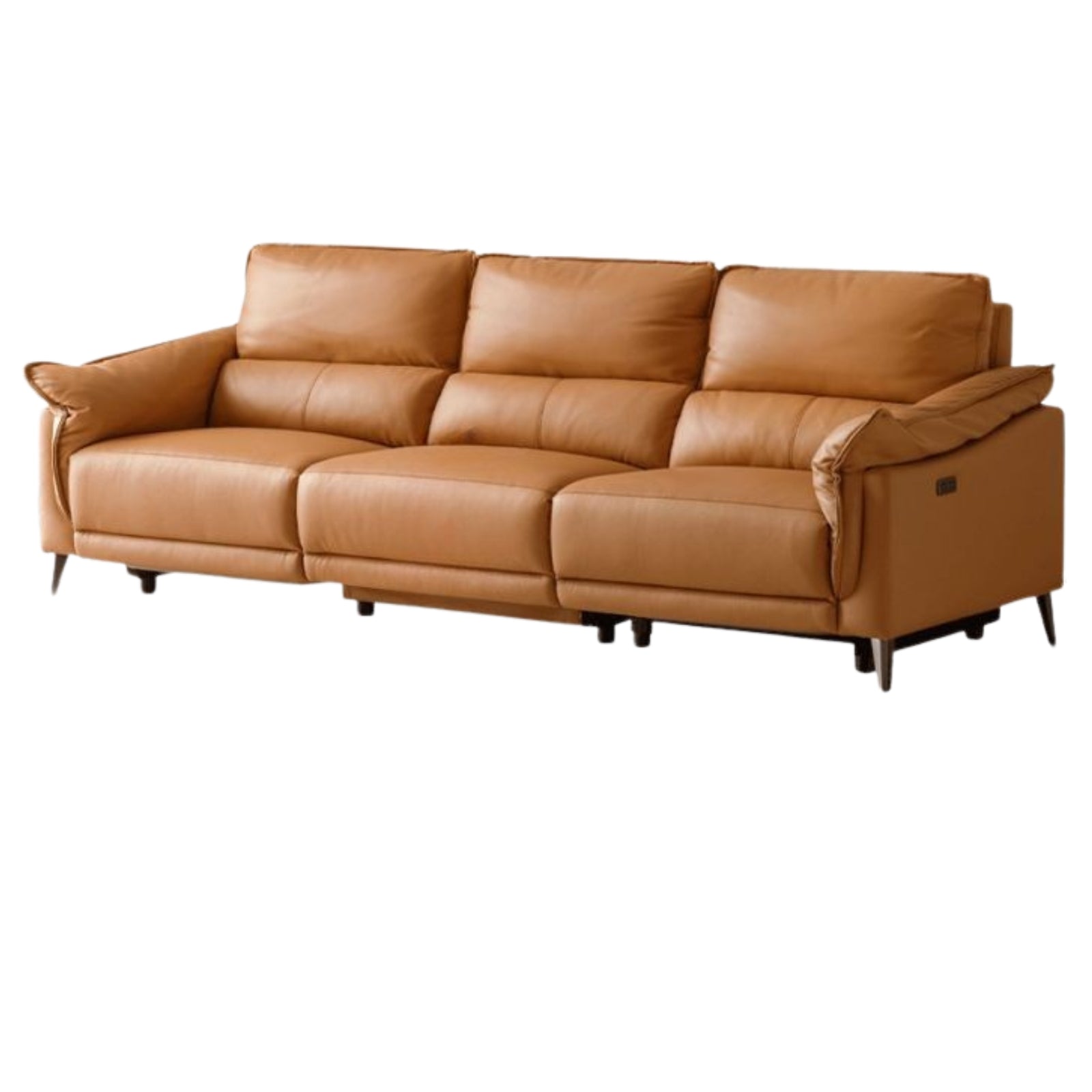 Genuine Leather Italian Style Zero-Wall Electric Recliner Sofa
