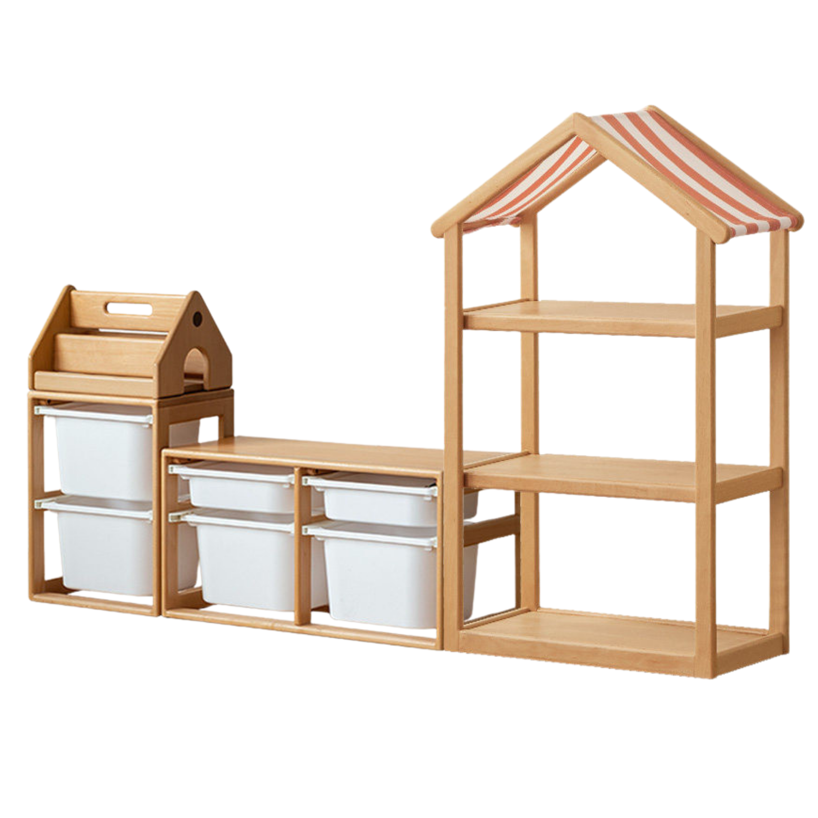 European Beech Solid Wood Kids Cabinet