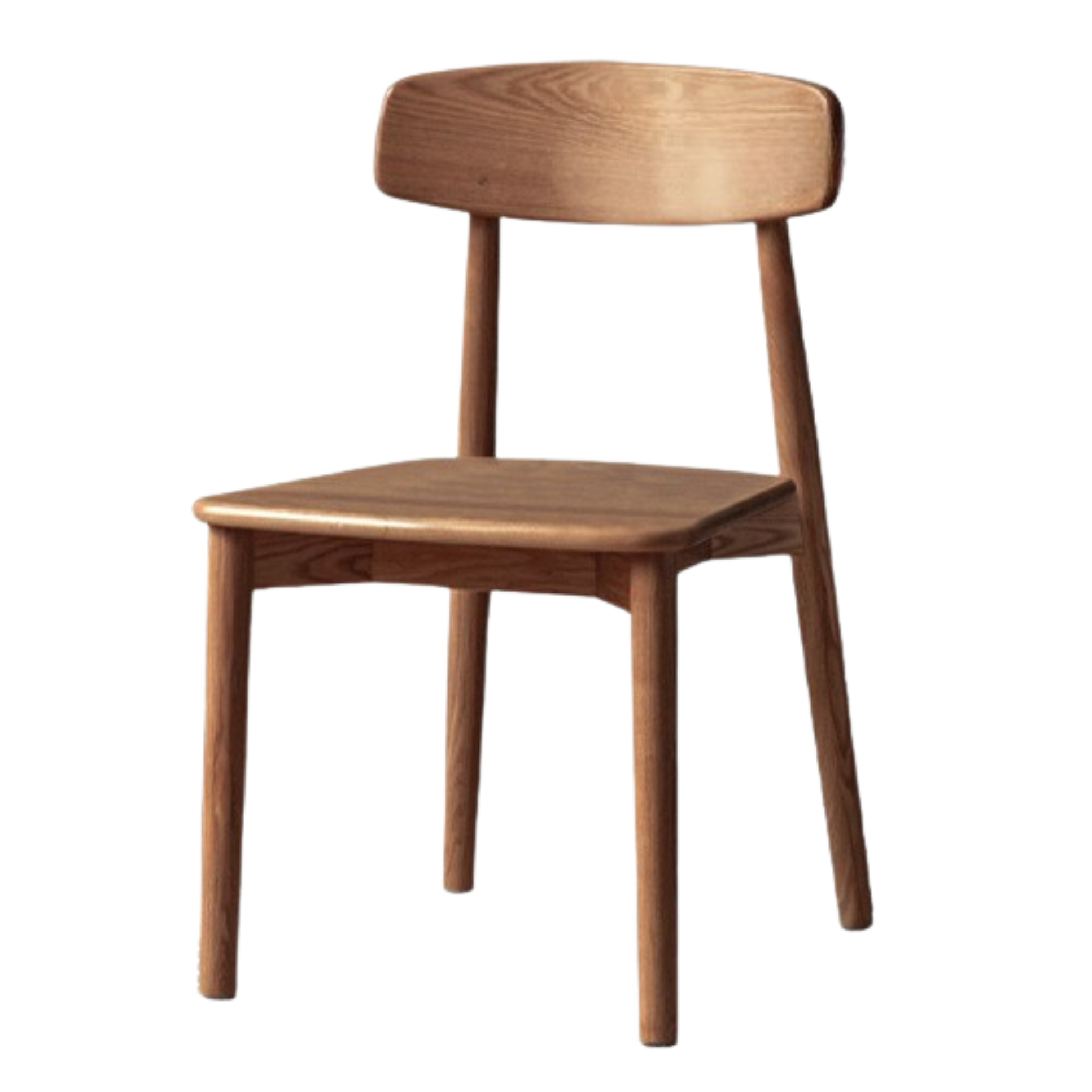 Set 4 pcs Black Walnut, White Ash, Ash, Oak, Cherry, Beech, Solid Rubberwood Dining Chair