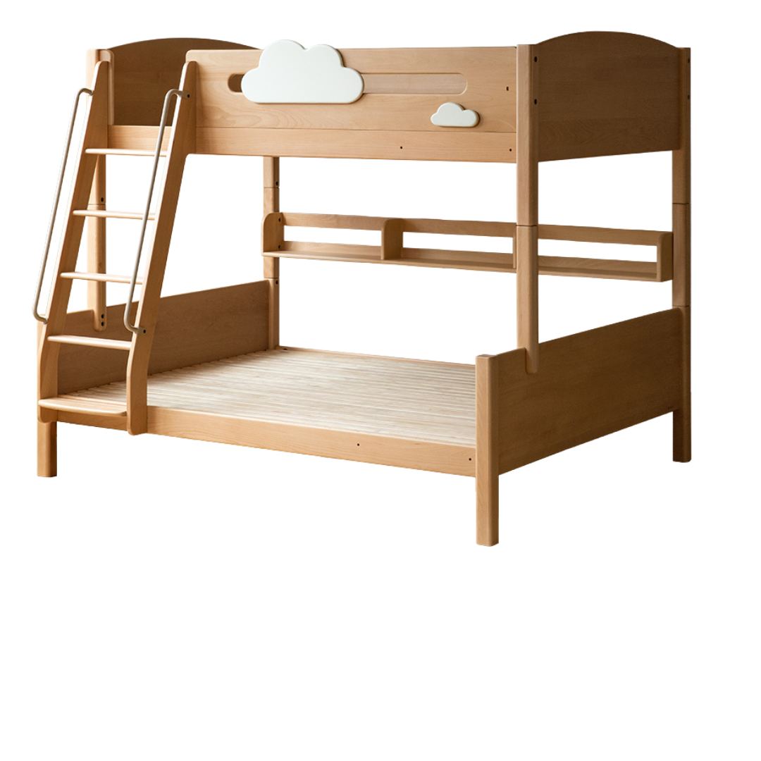 Beech Solid Wood Children's Bunk Bed