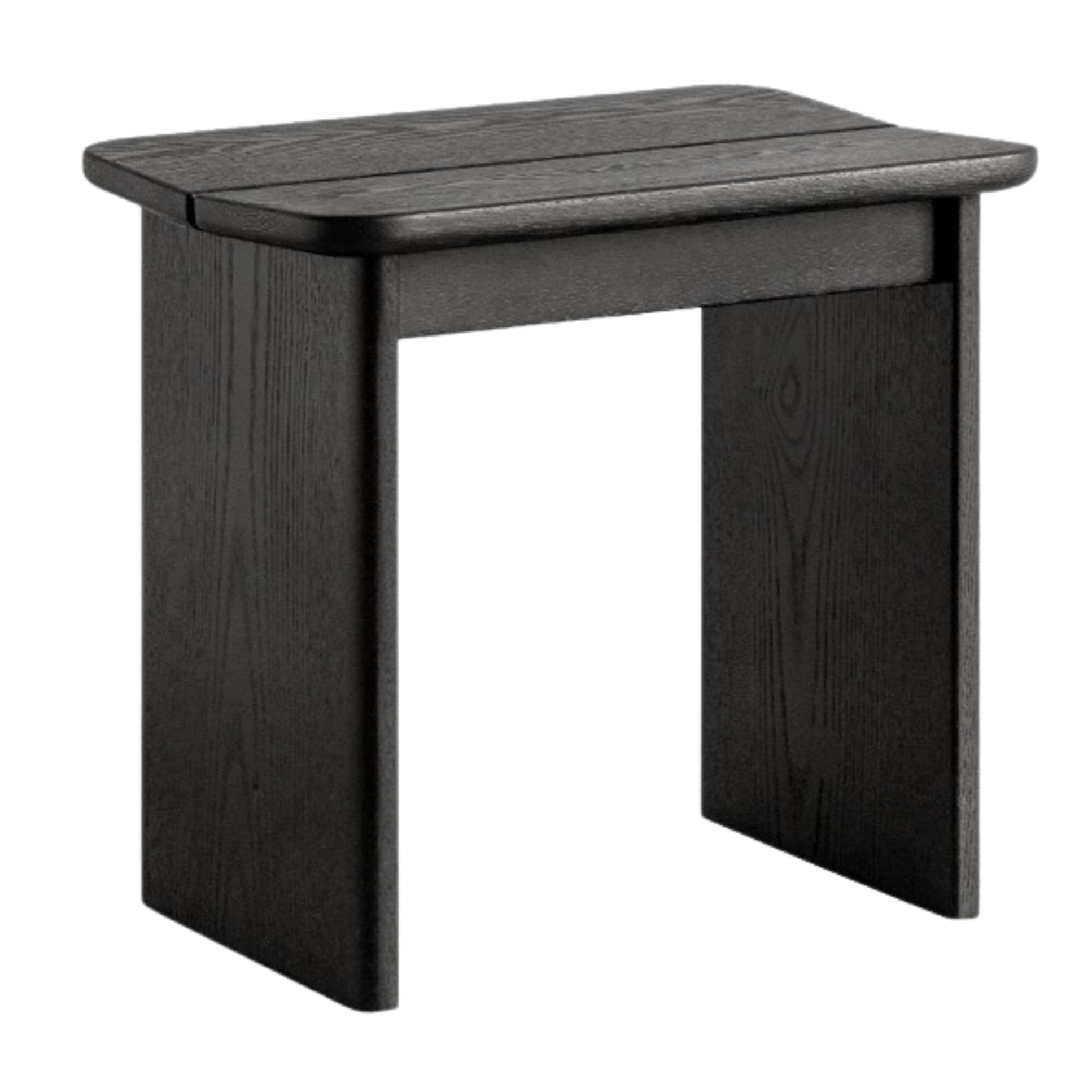 Ash Solid Wood Wabi-Sabi Style Square Chairs