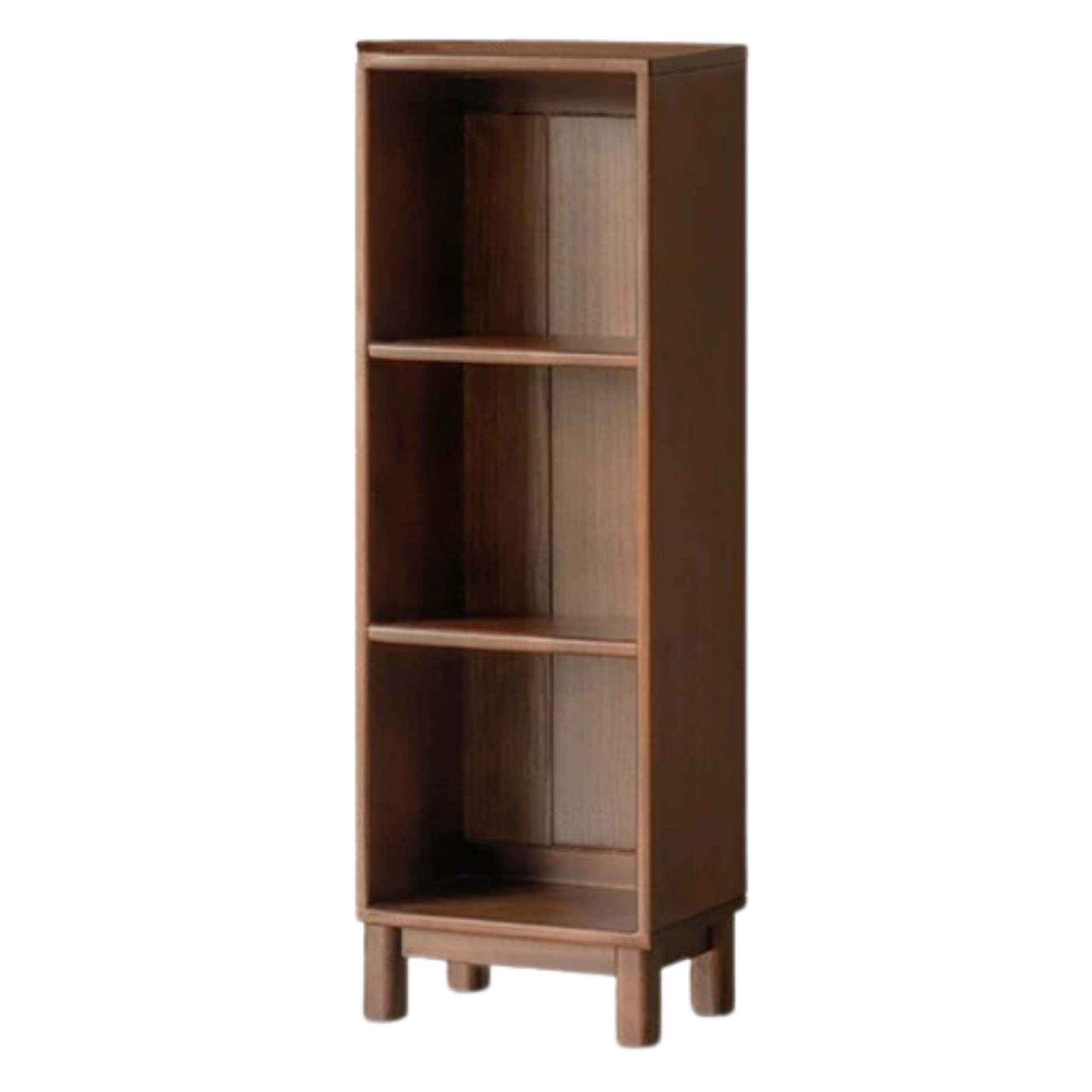 Sandalwood Solid Wood Light Luxury Style Bookshelf