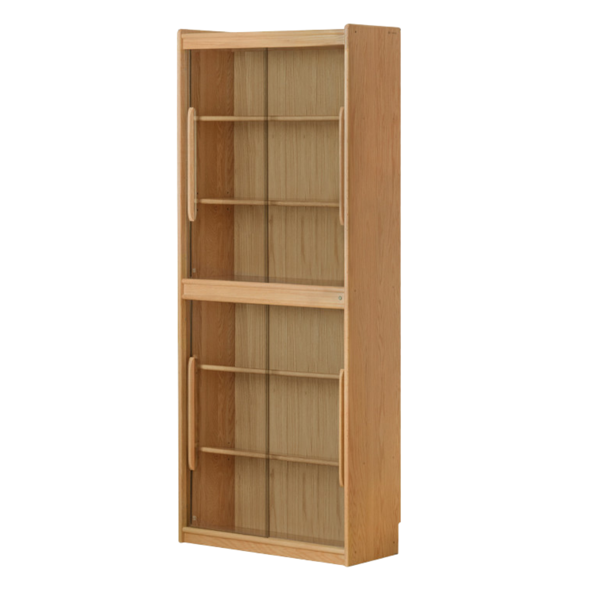 Oak Solid Wood Modern Bookcase