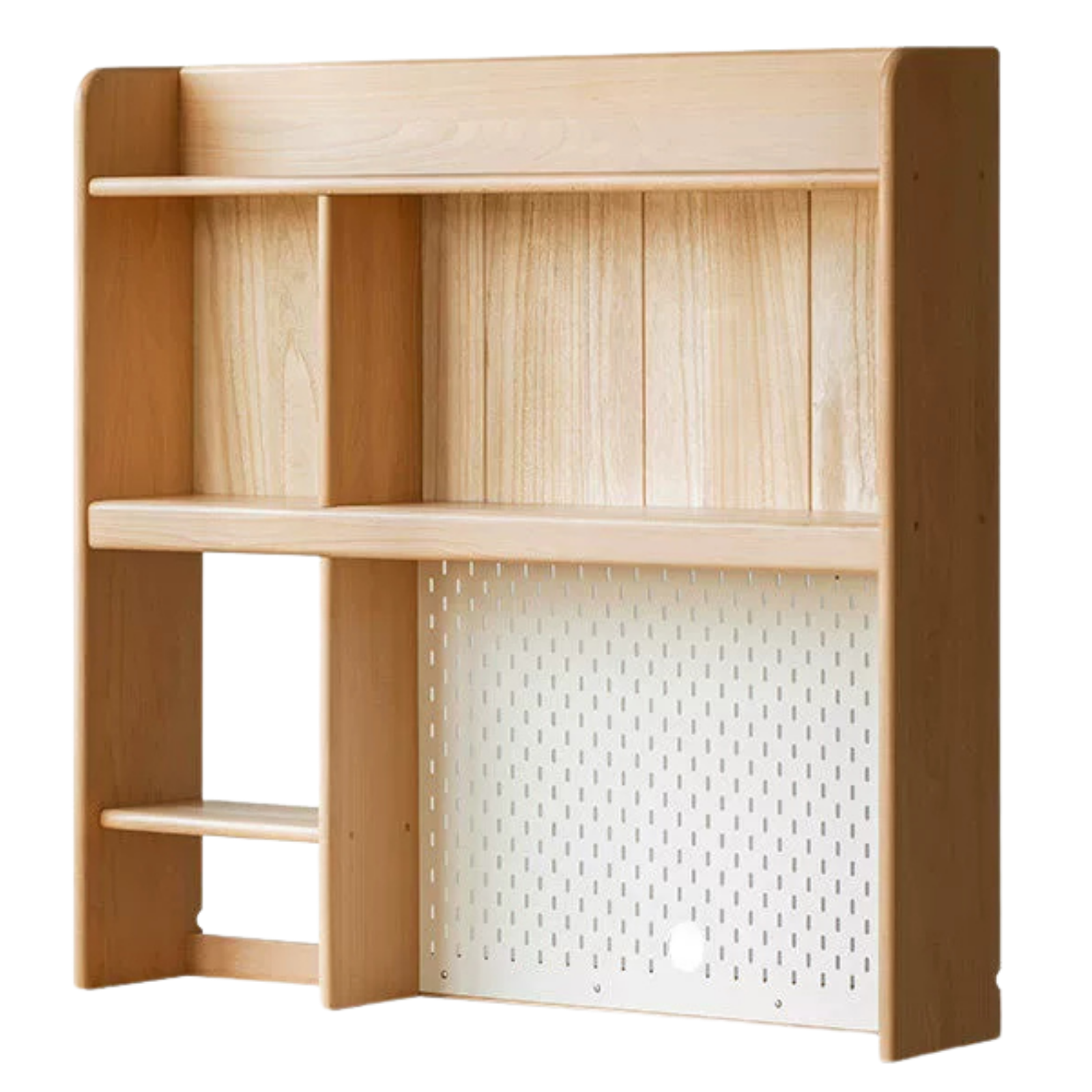 Beech, Oak, Tulipwood Solid Wood, Solid RubberWood Study Desk with Shelf
