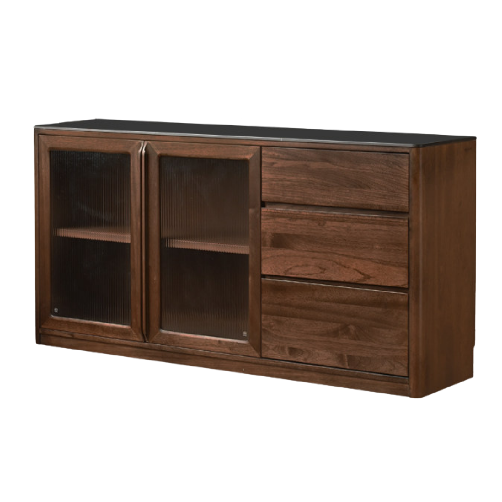 Sandalwood, Ash, White Ash Solid Wood Rock Board Modern Sideboard